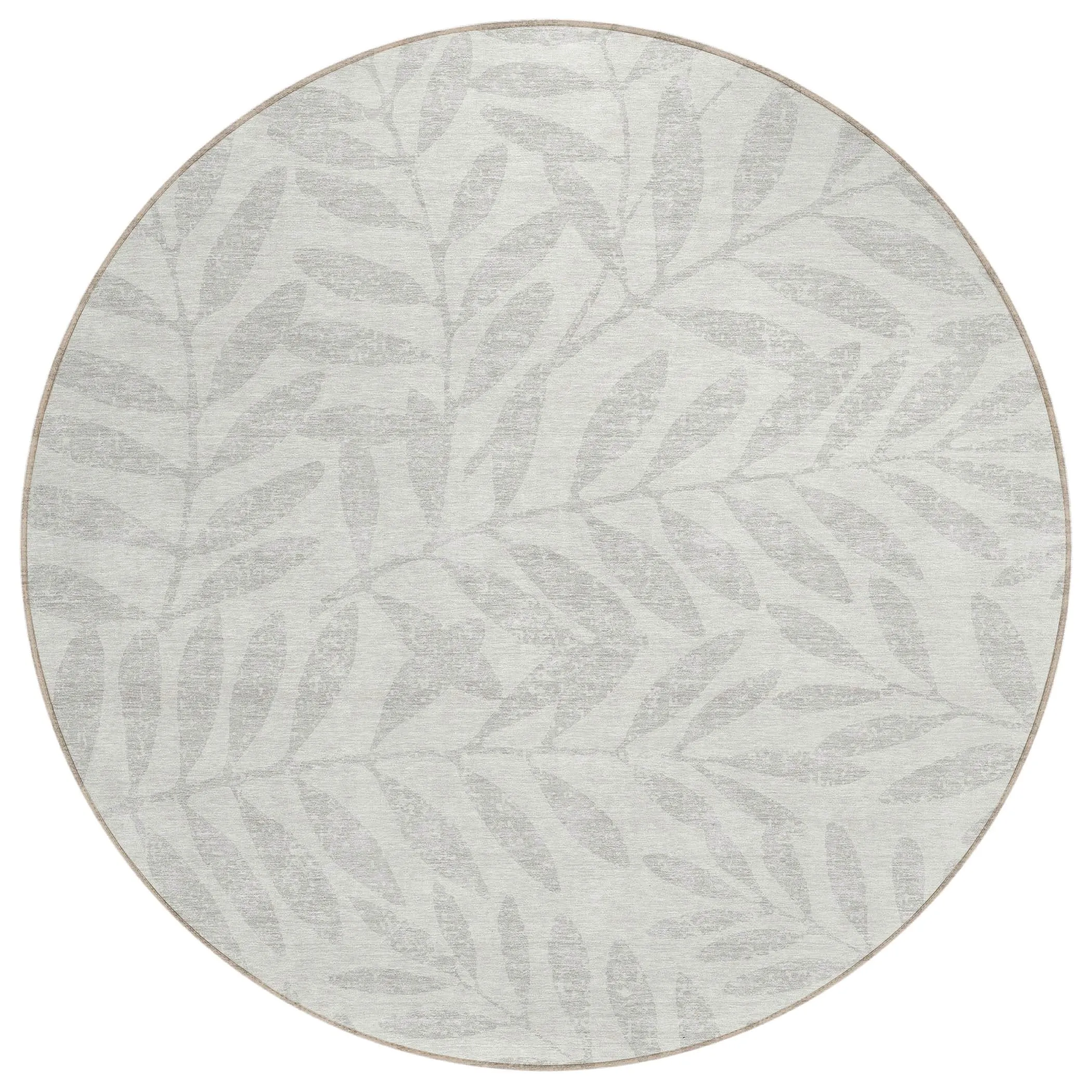 Machine Washable Indoor/ Outdoor Chantille Palm Rug