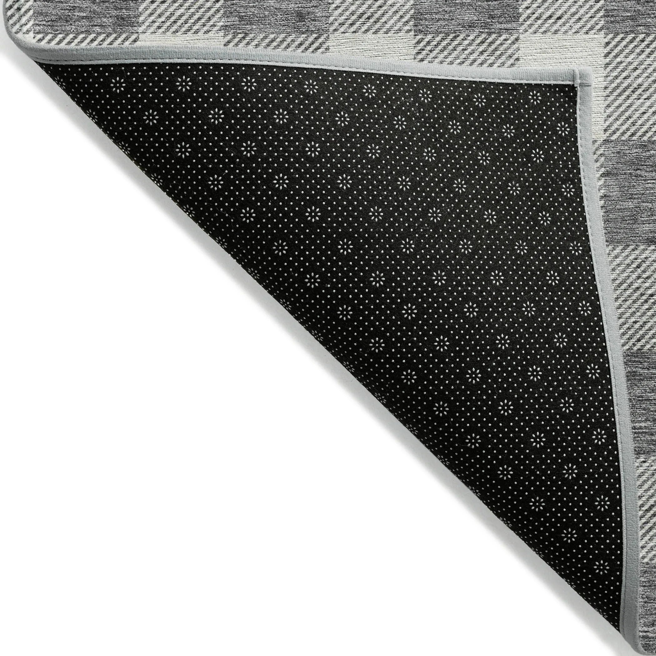 Machine Washable Indoor/ Outdoor Chantille Plaid Rug