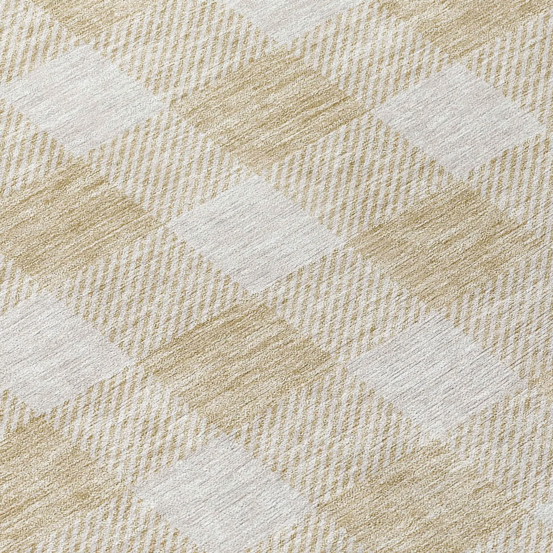 Machine Washable Indoor/ Outdoor Chantille Plaid Rug
