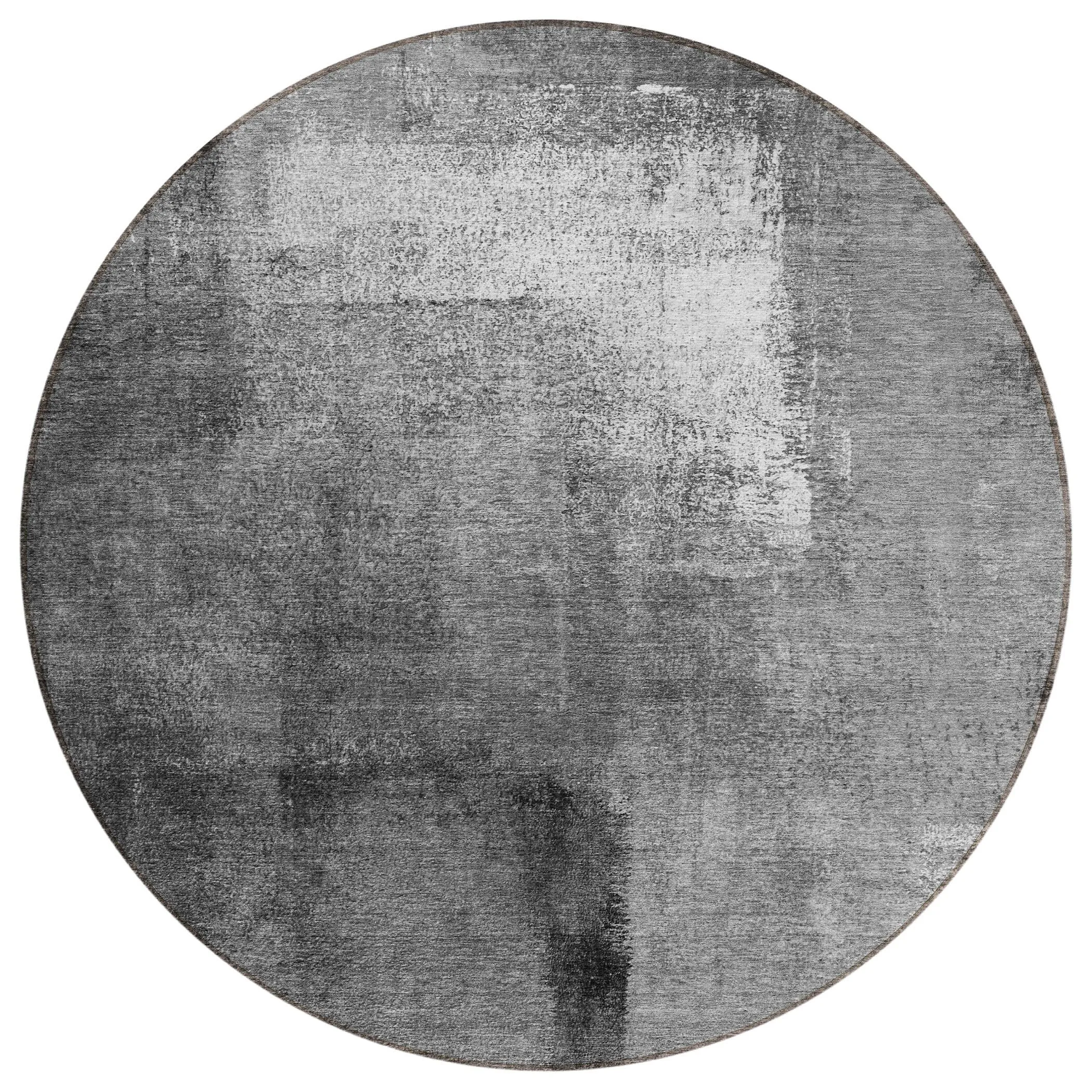 Machine Washable Indoor/ Outdoor Chantille Solid Ombre Rug