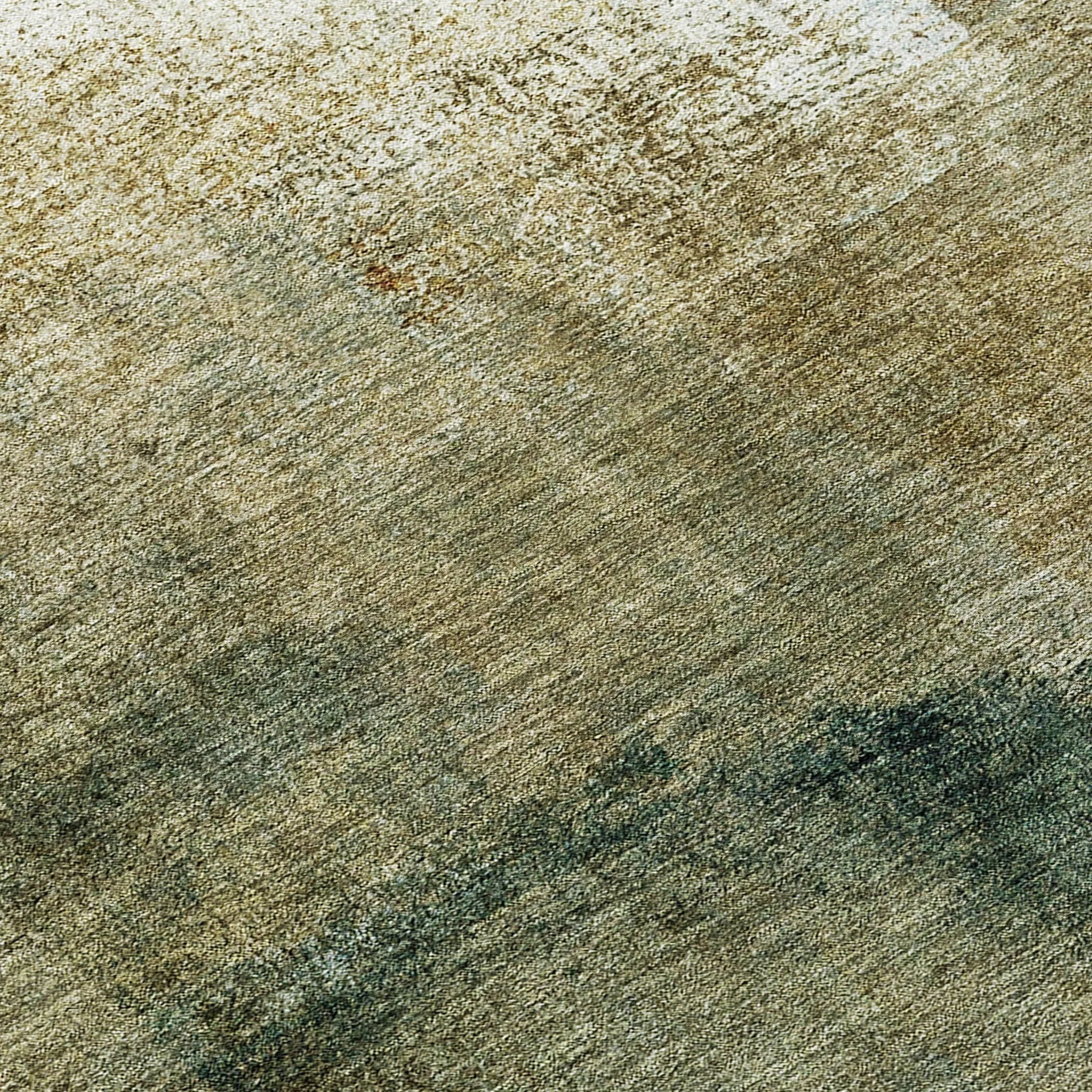 Machine Washable Indoor/ Outdoor Chantille Solid Ombre Rug