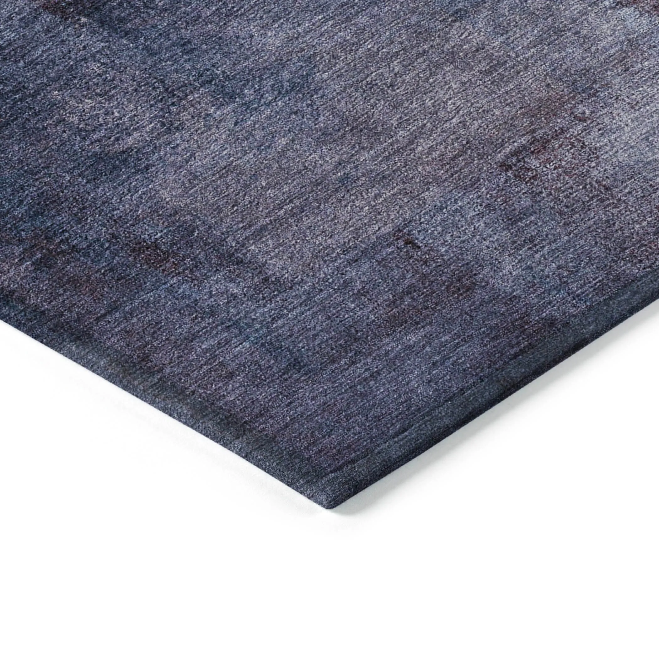 Machine Washable Indoor/ Outdoor Chantille Solid Ombre Rug