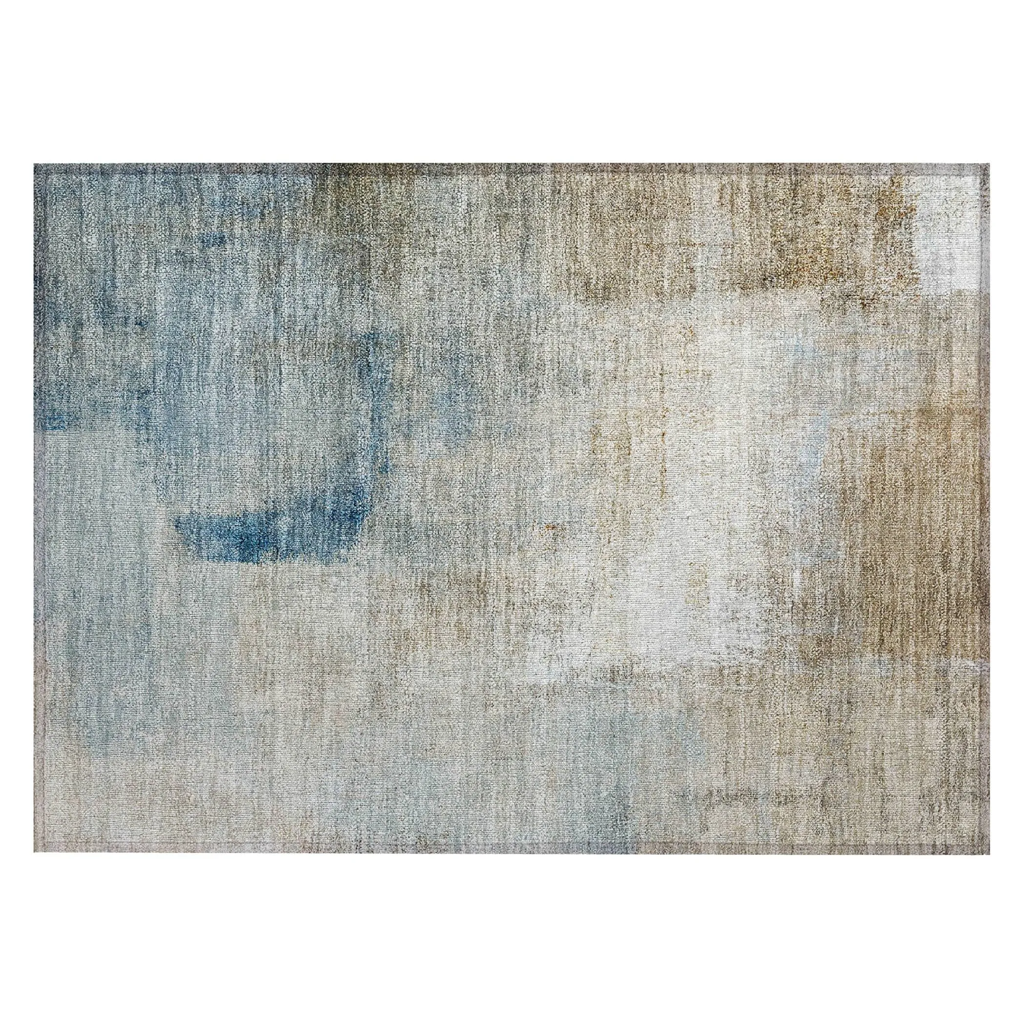 Machine Washable Indoor/ Outdoor Chantille Solid Ombre Rug