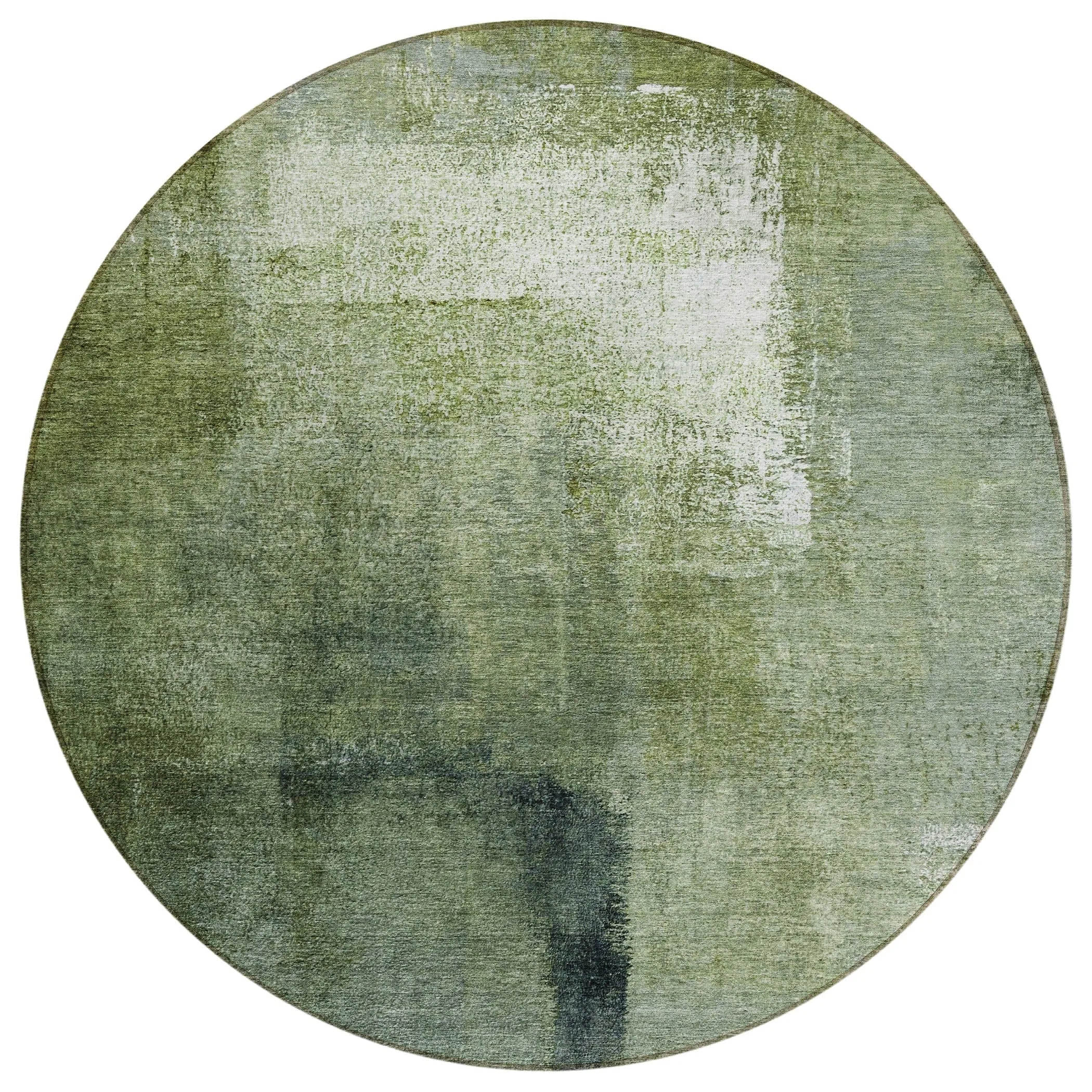 Machine Washable Indoor/ Outdoor Chantille Solid Ombre Rug