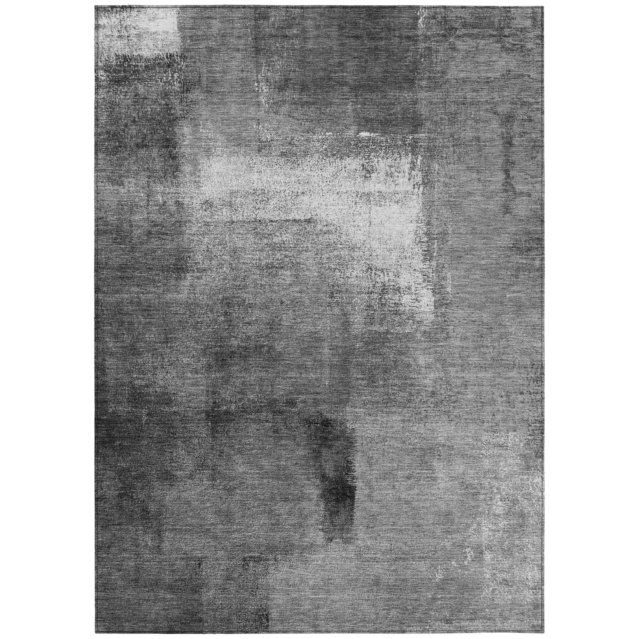 Machine Washable Indoor/ Outdoor Chantille Solid Ombre Rug