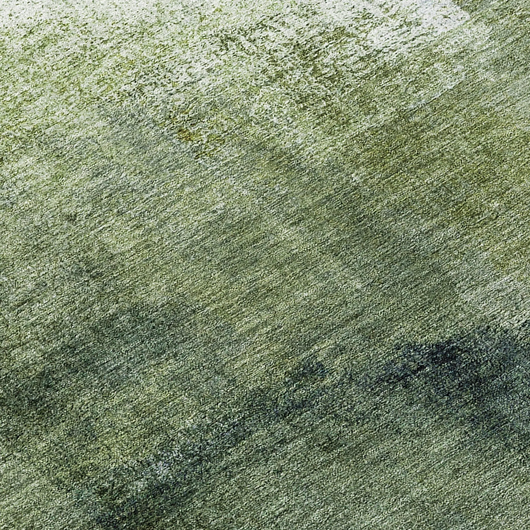 Machine Washable Indoor/ Outdoor Chantille Solid Ombre Rug