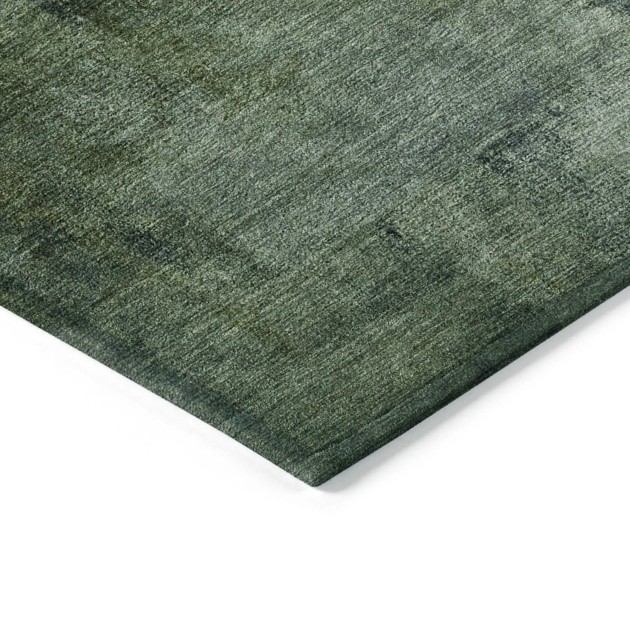 Machine Washable Indoor/ Outdoor Chantille Solid Ombre Rug