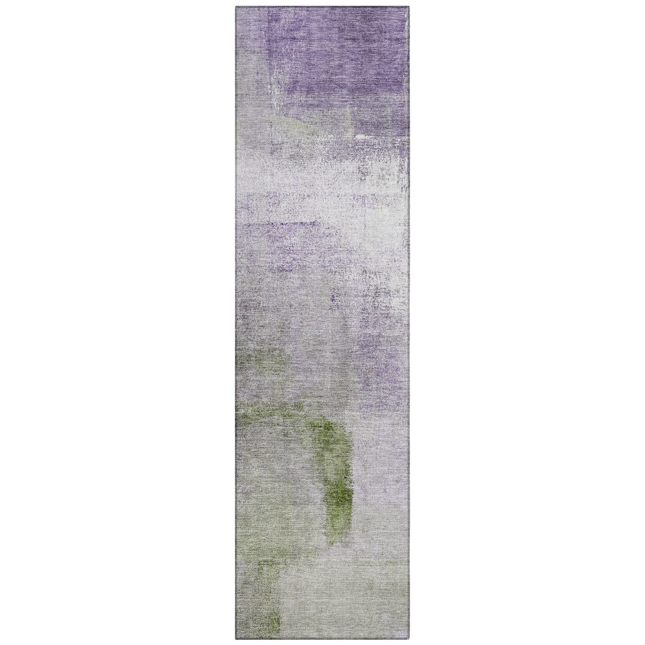 Machine Washable Indoor/ Outdoor Chantille Solid Ombre Rug