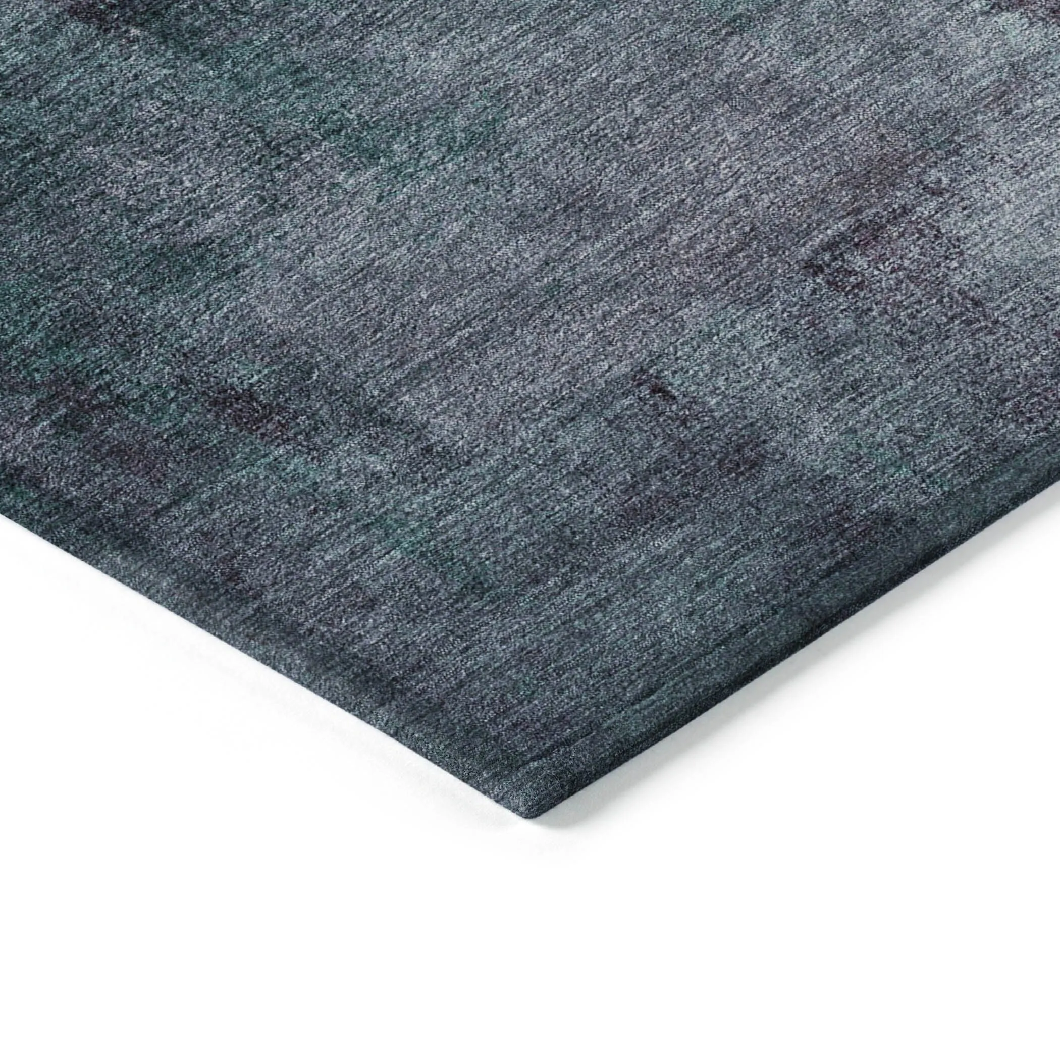 Machine Washable Indoor/ Outdoor Chantille Solid Ombre Rug