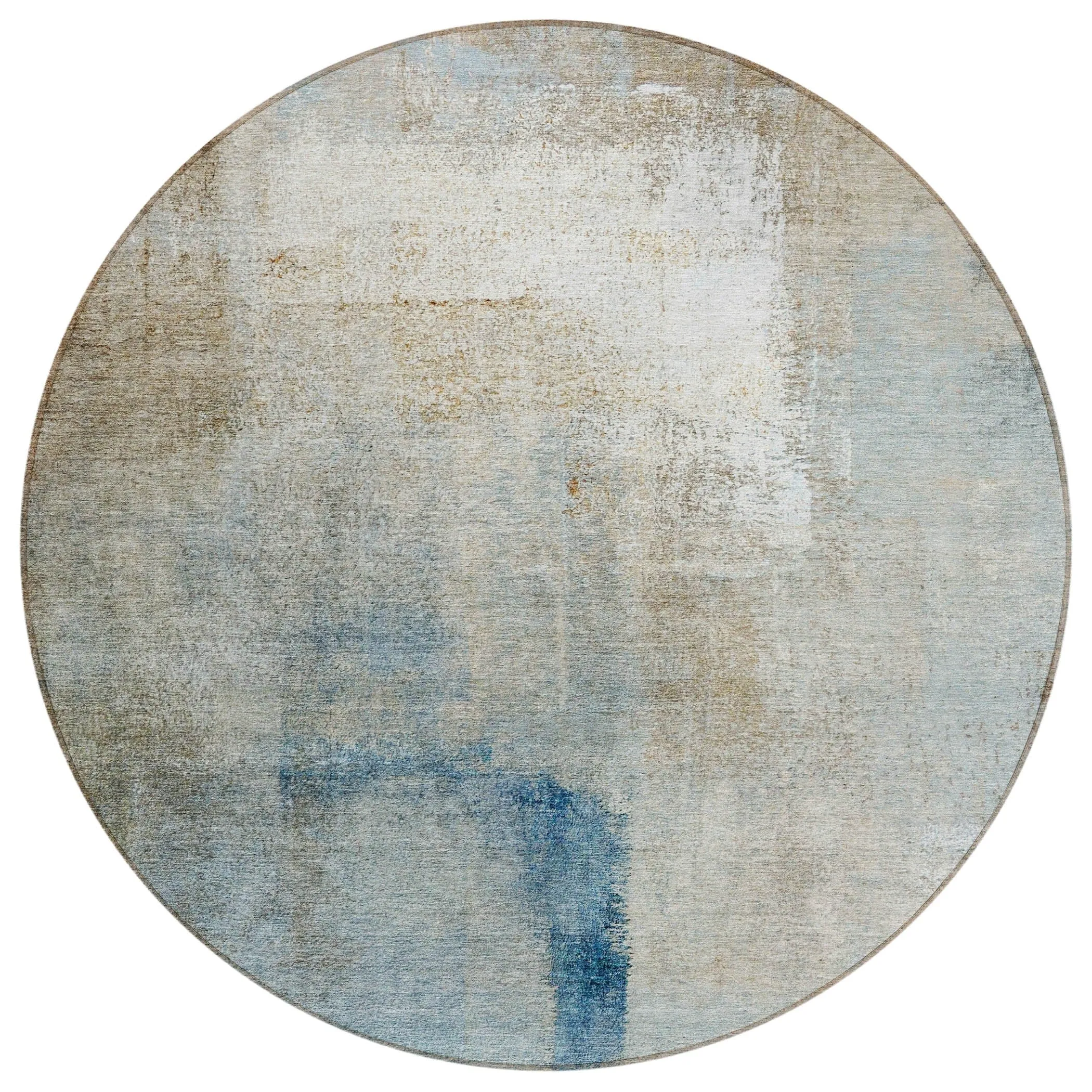 Machine Washable Indoor/ Outdoor Chantille Solid Ombre Rug