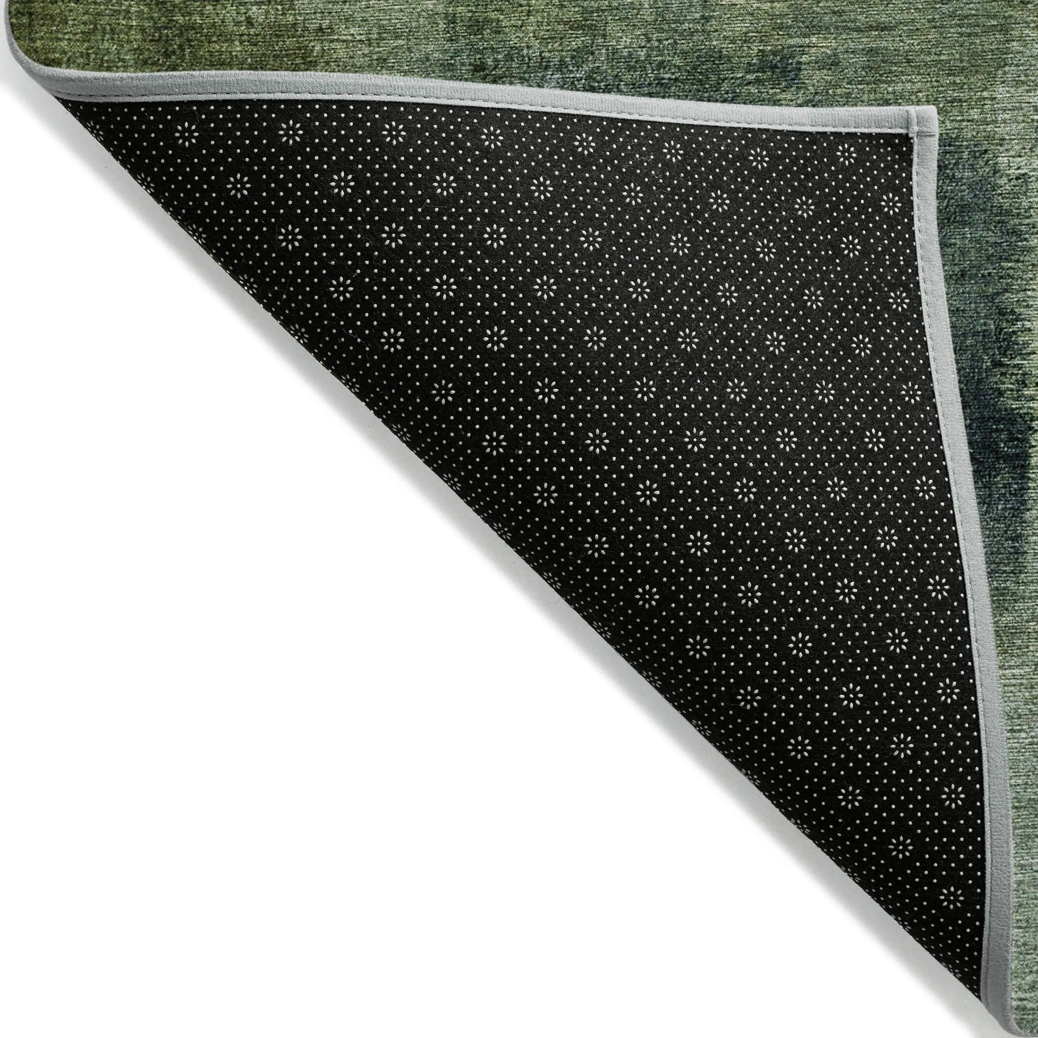 Machine Washable Indoor/ Outdoor Chantille Solid Ombre Rug