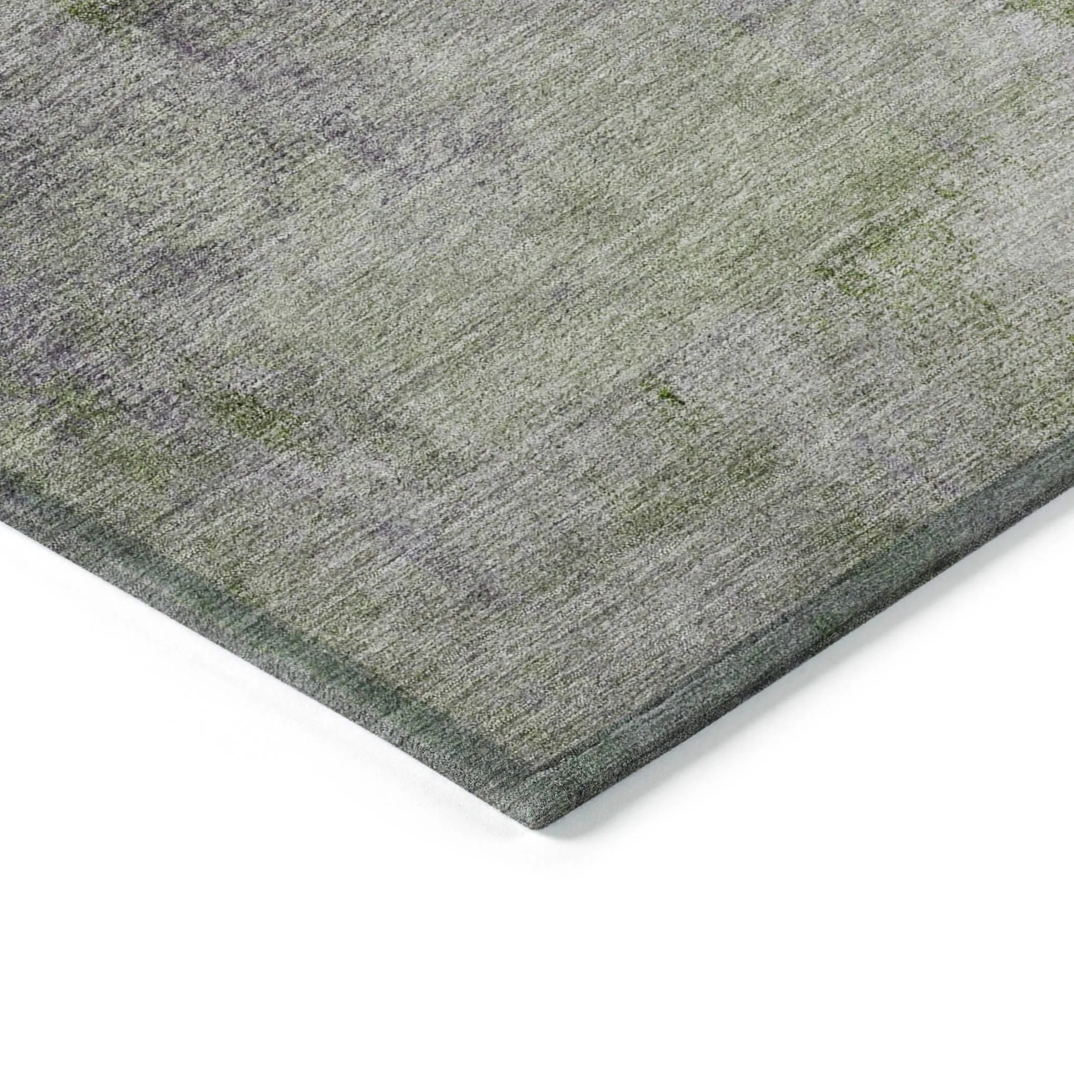 Machine Washable Indoor/ Outdoor Chantille Solid Ombre Rug