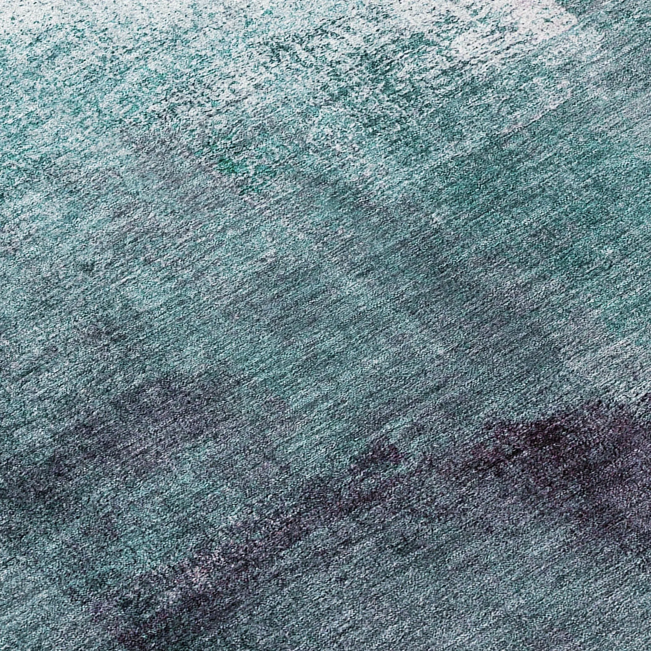 Machine Washable Indoor/ Outdoor Chantille Solid Ombre Rug