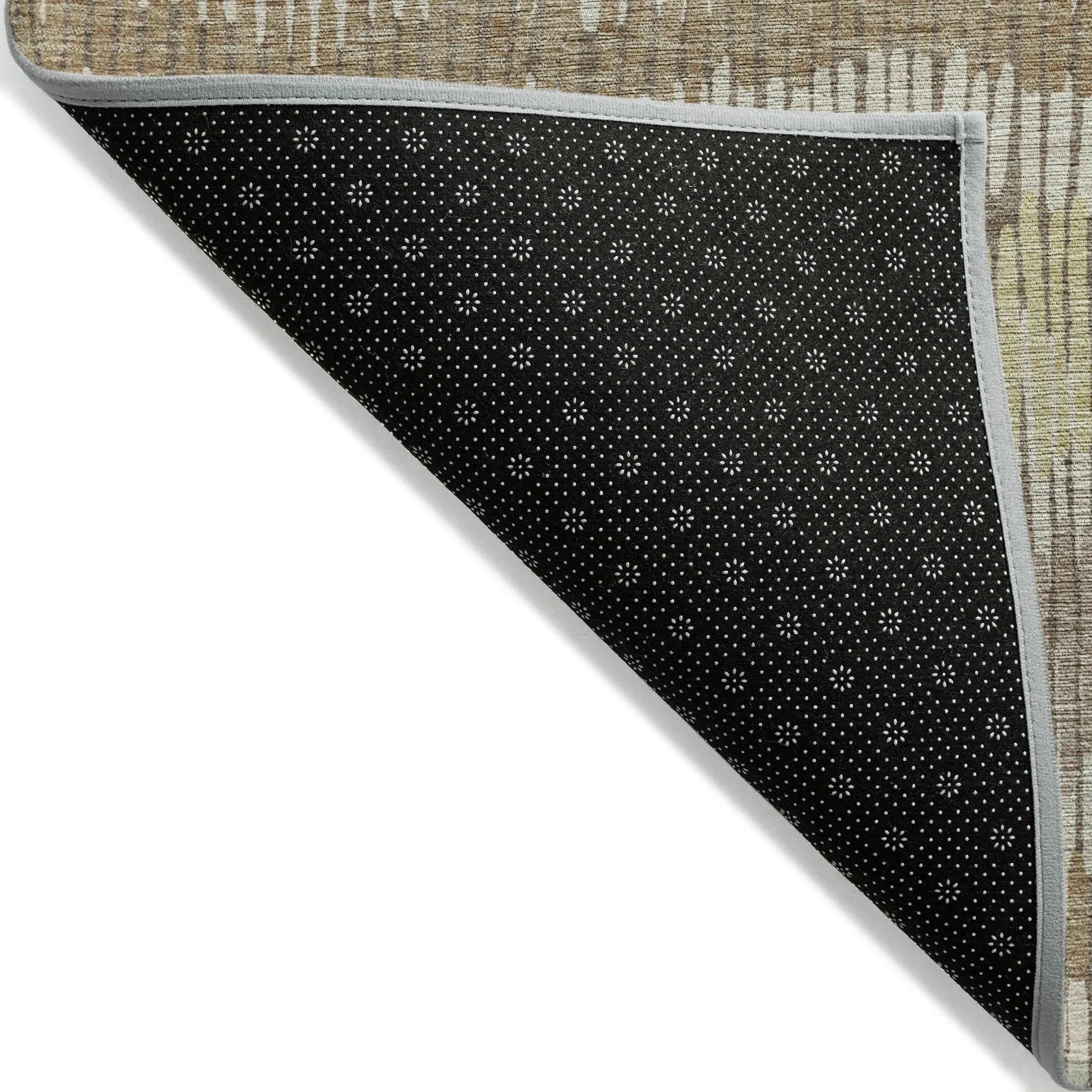 Machine Washable Indoor/ Outdoor Chantille Stripe Abstract Rug