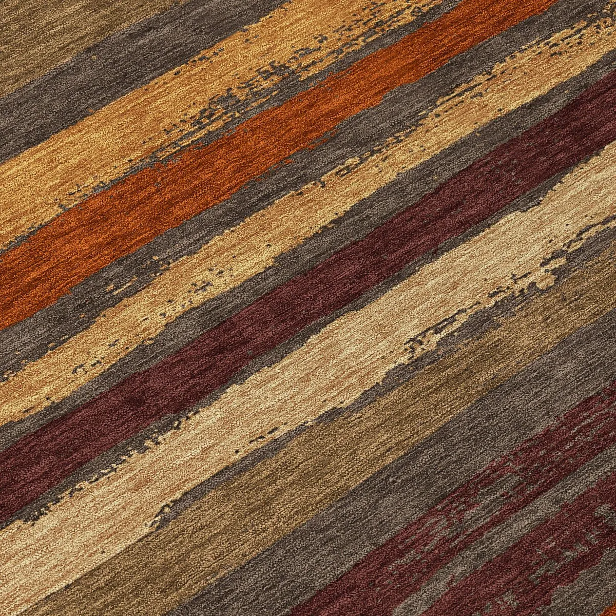 Machine Washable Indoor/ Outdoor Chantille Stripe Rug
