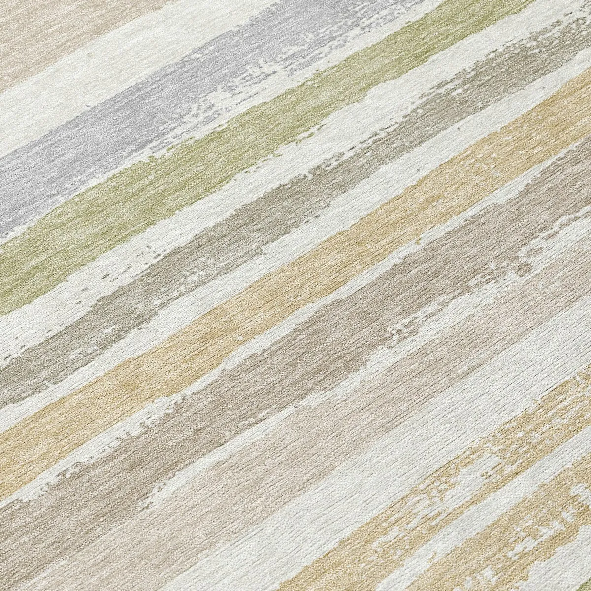Machine Washable Indoor/ Outdoor Chantille Stripe Rug