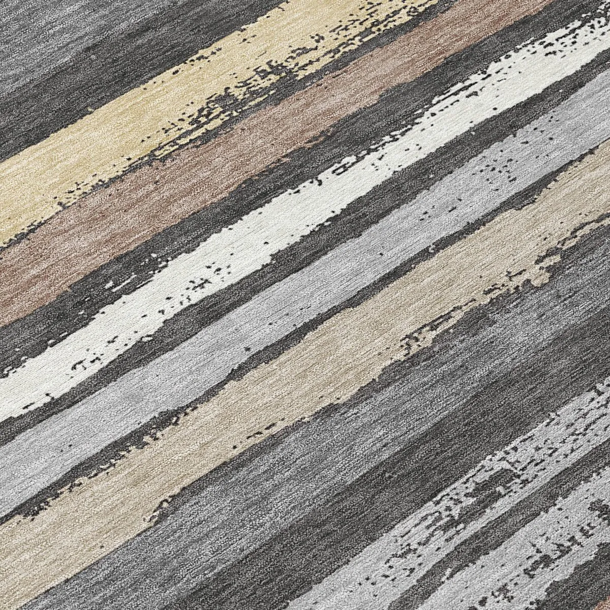 Machine Washable Indoor/ Outdoor Chantille Stripe Rug