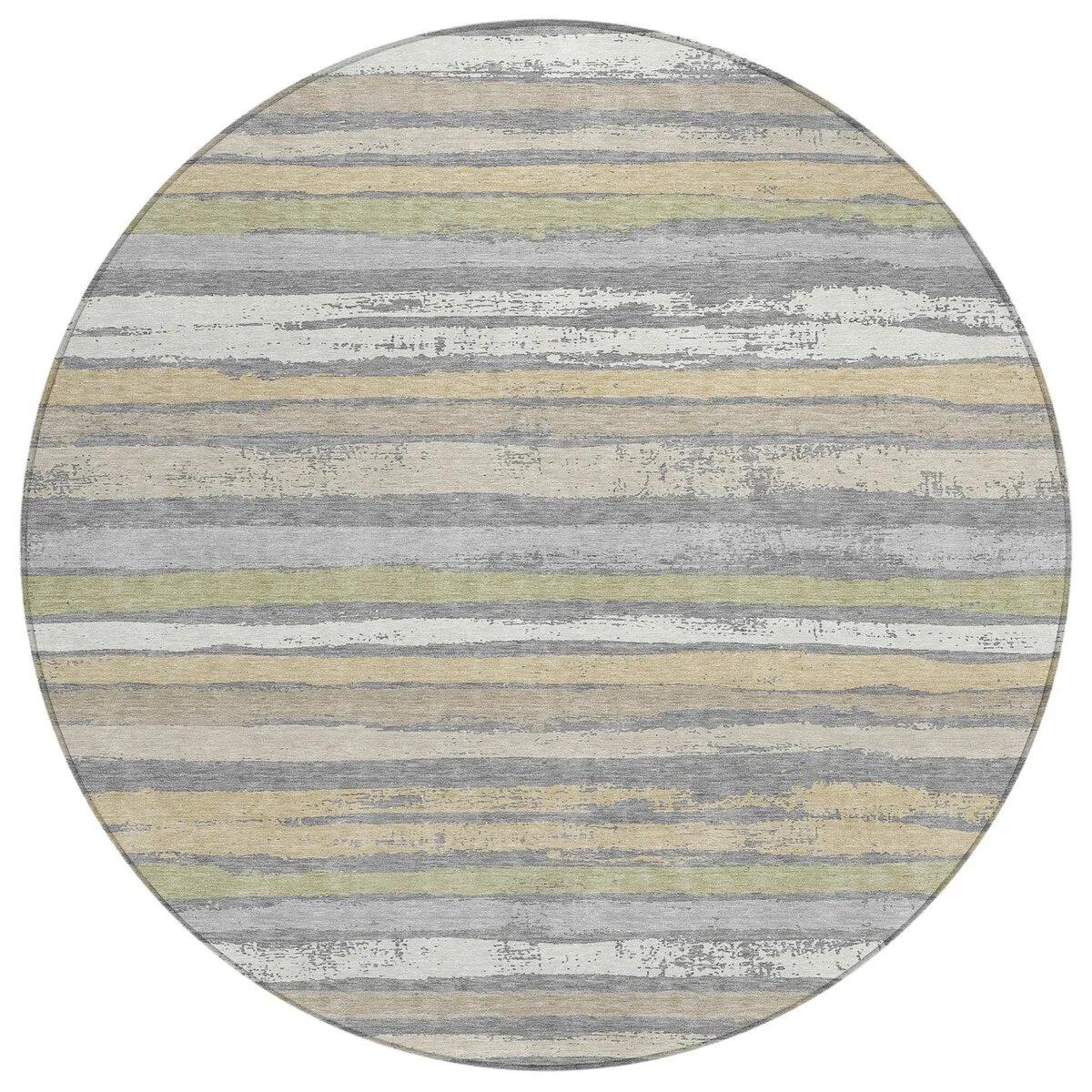 Machine Washable Indoor/ Outdoor Chantille Stripe Rug