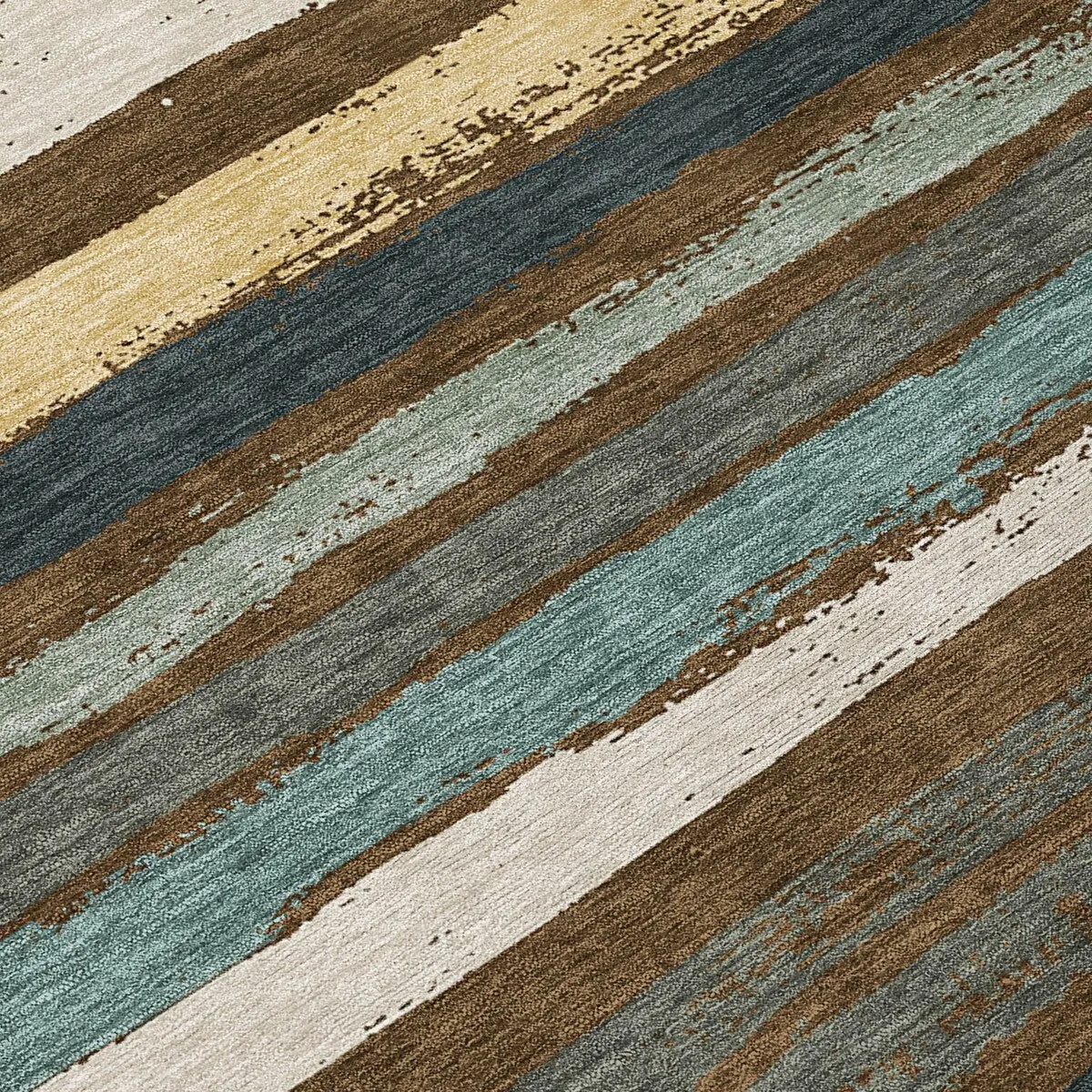 Machine Washable Indoor/ Outdoor Chantille Stripe Rug