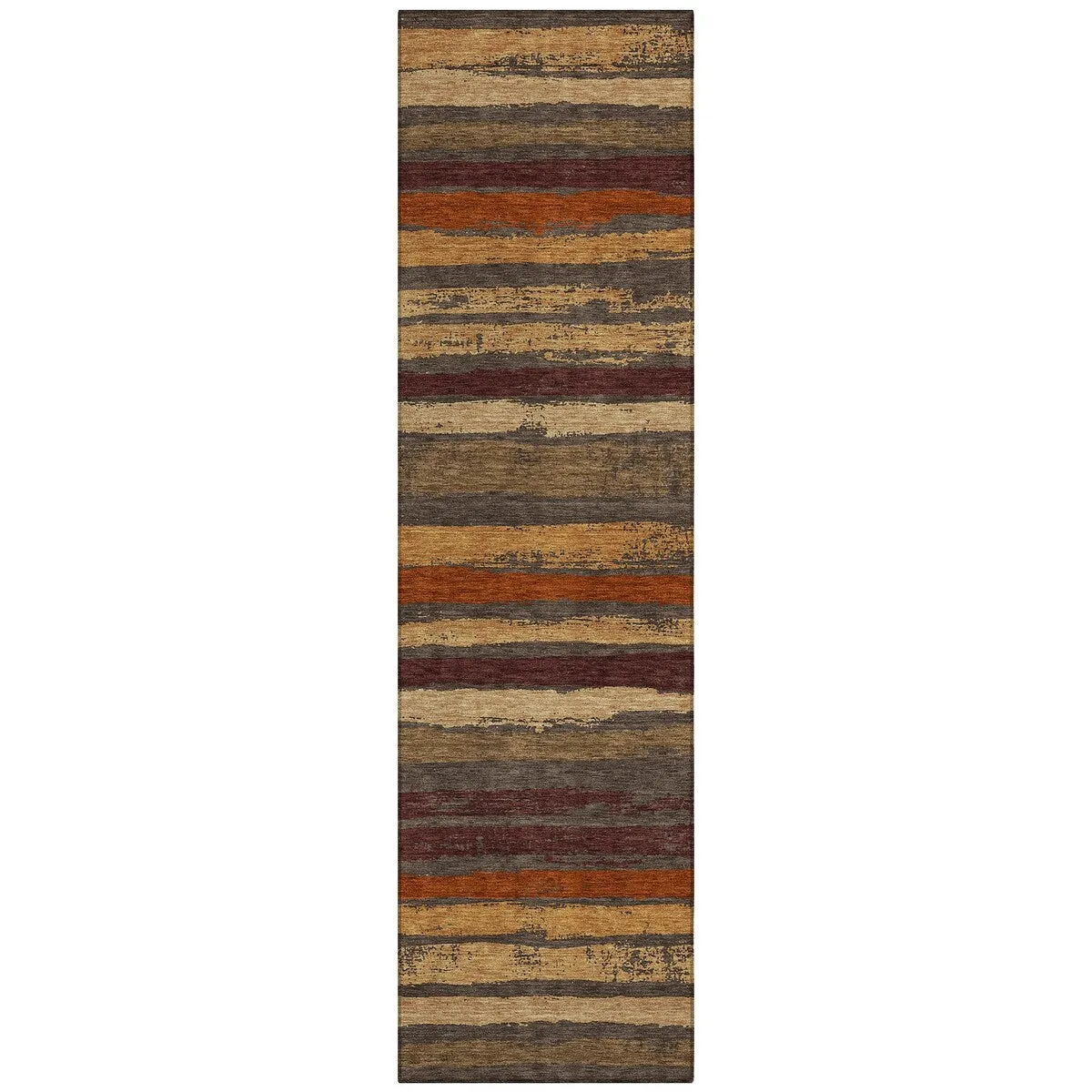 Machine Washable Indoor/ Outdoor Chantille Stripe Rug