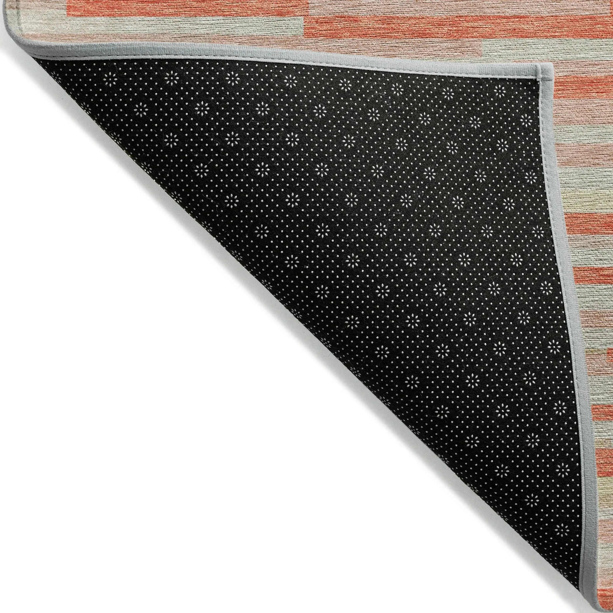 Machine Washable Indoor/ Outdoor Chantille Stripes Modern Rug