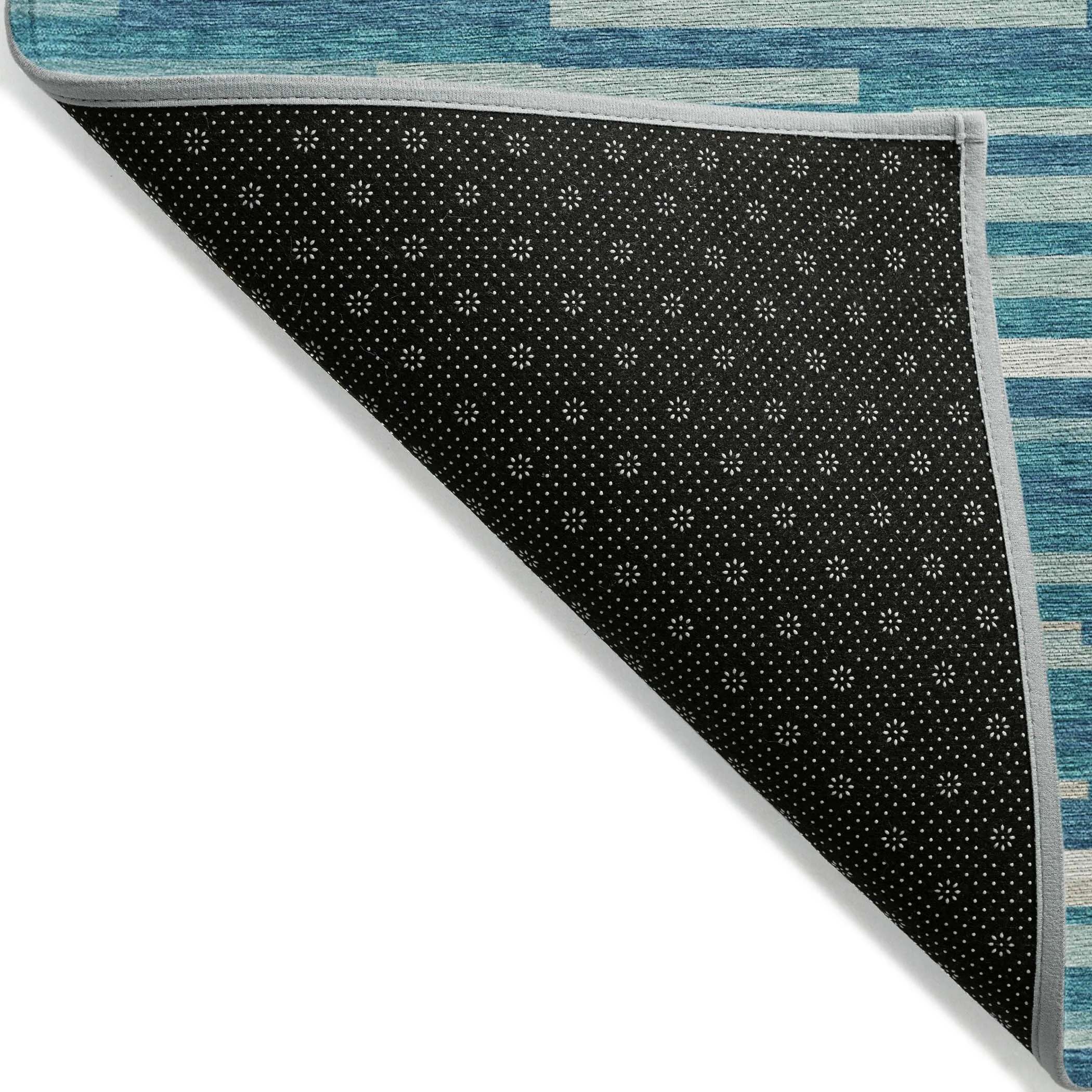 Machine Washable Indoor/ Outdoor Chantille Stripes Modern Rug