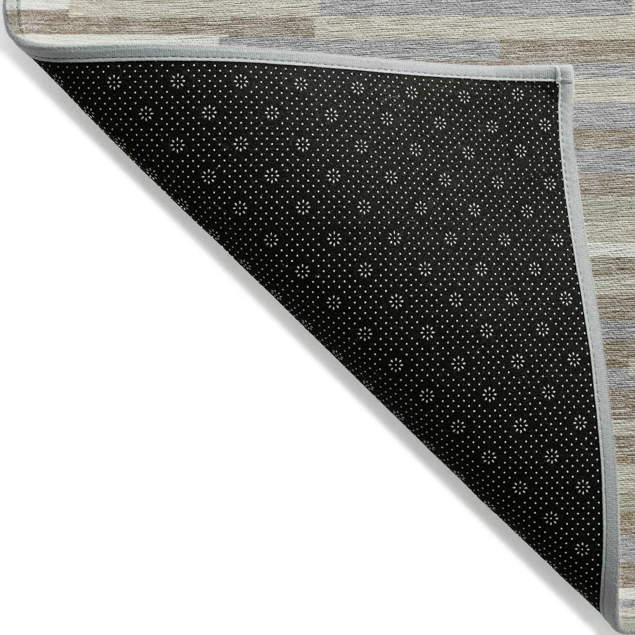Machine Washable Indoor/ Outdoor Chantille Stripes Modern Rug