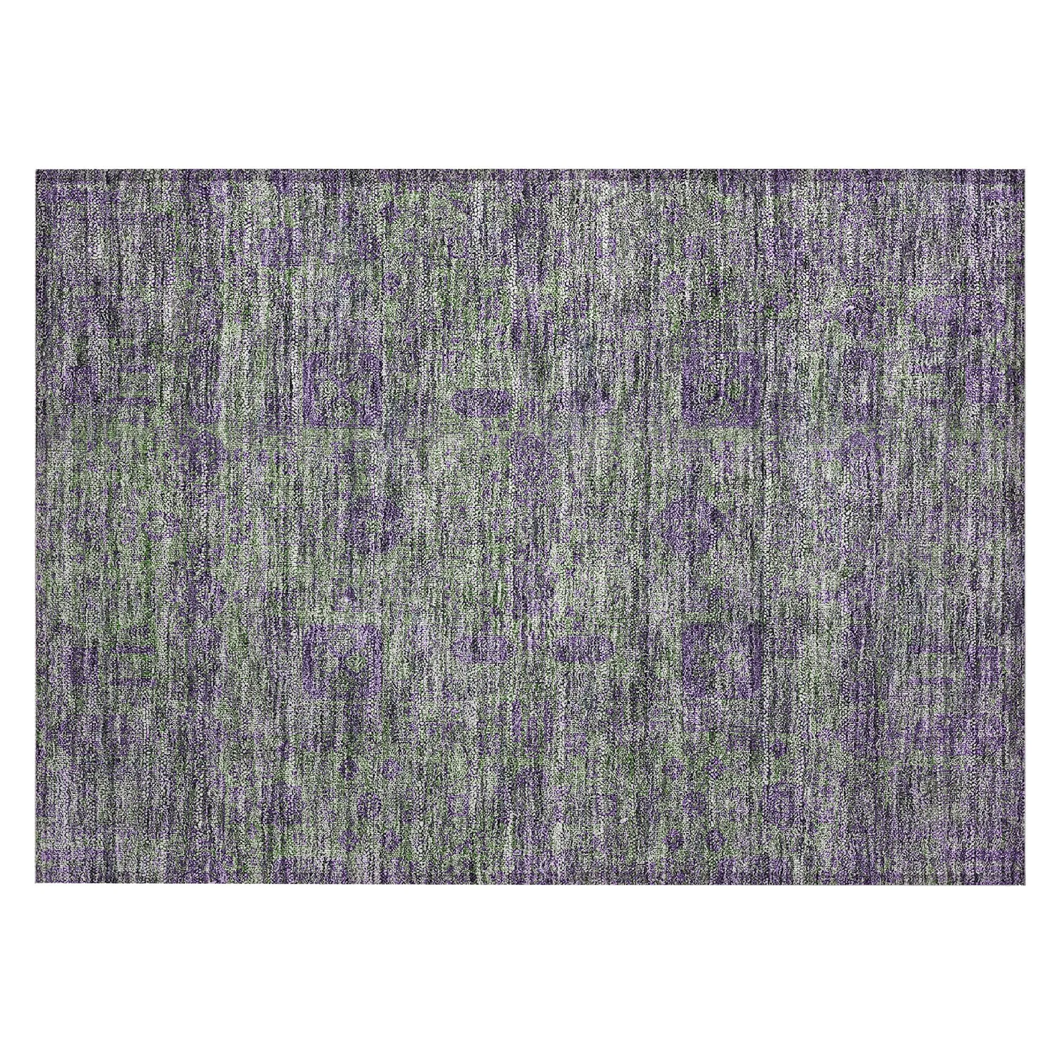 Machine Washable Indoor/ Outdoor Chantille Vintage Traditional Rug