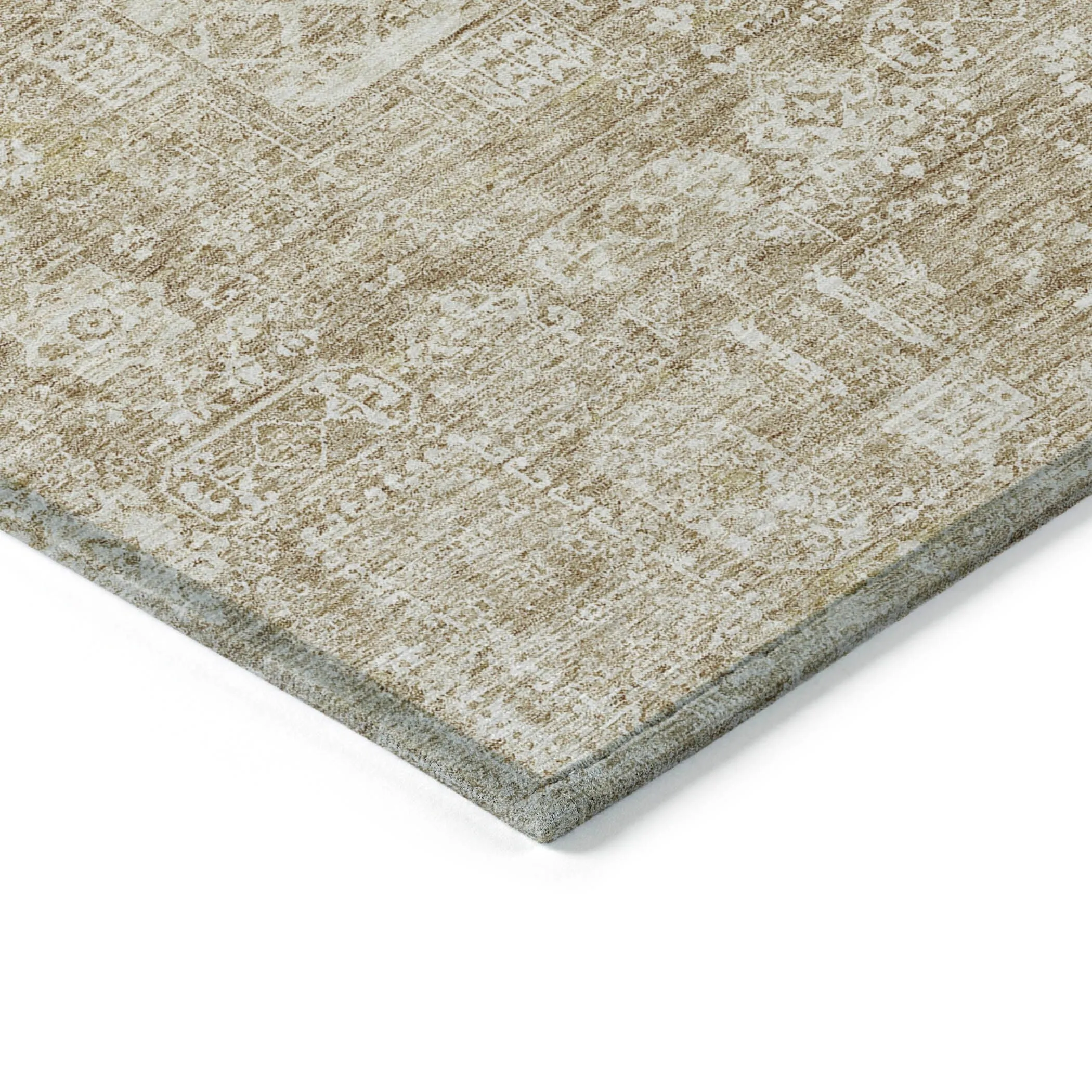 Machine Washable Indoor/ Outdoor Chantille Vintage Traditional Rug