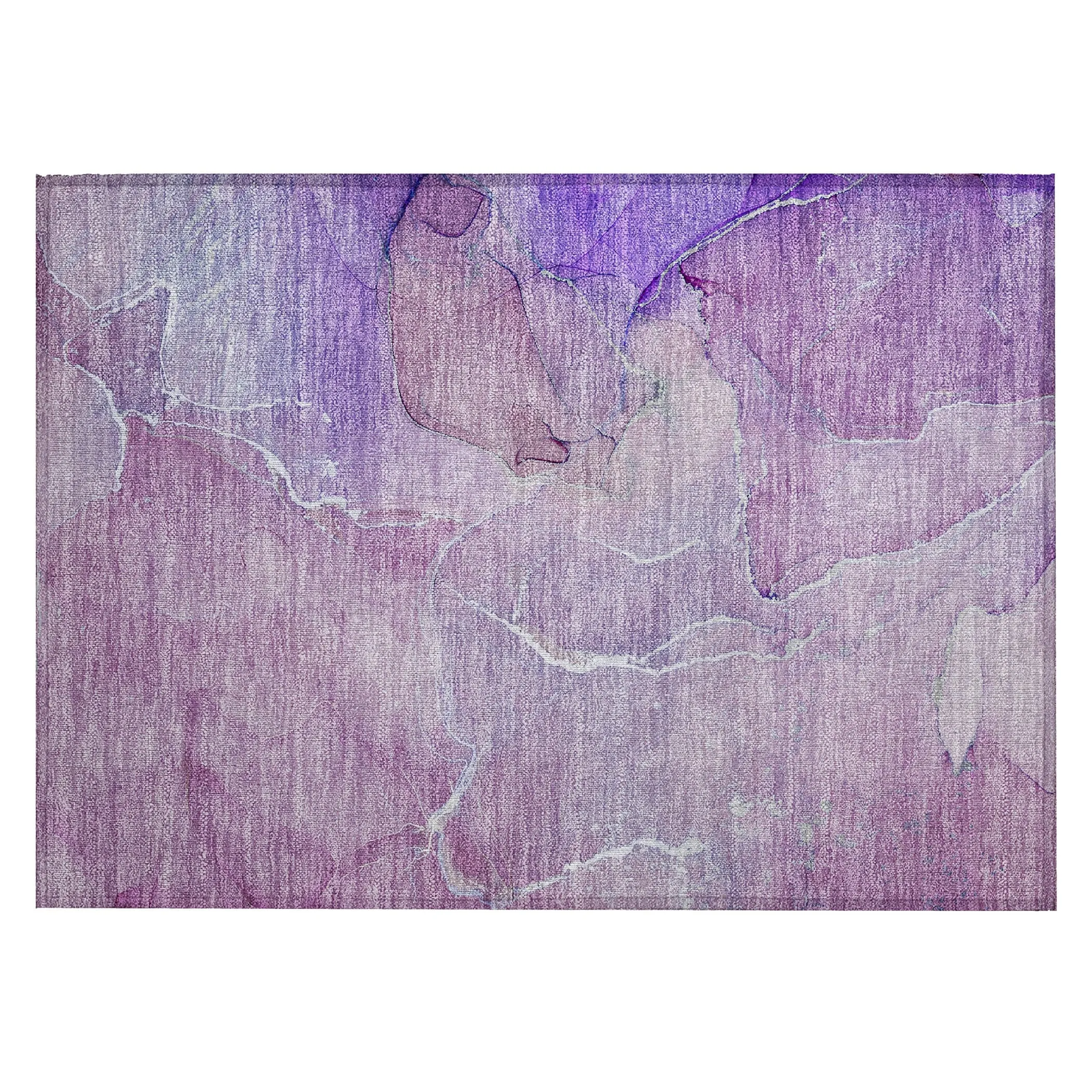 Machine Washable Indoor/ Outdoor Chantille Watercolor Rug