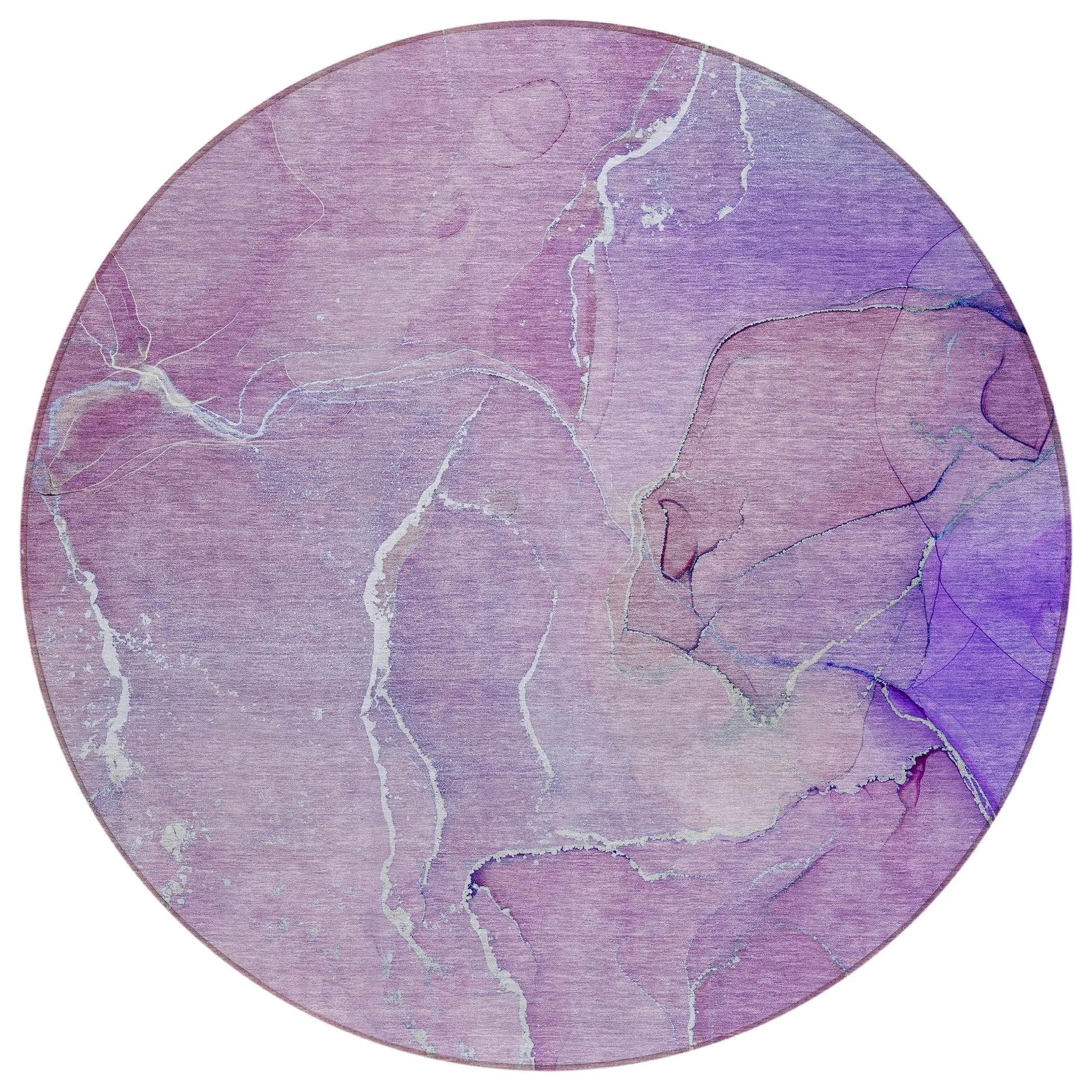 Machine Washable Indoor/ Outdoor Chantille Watercolor Rug