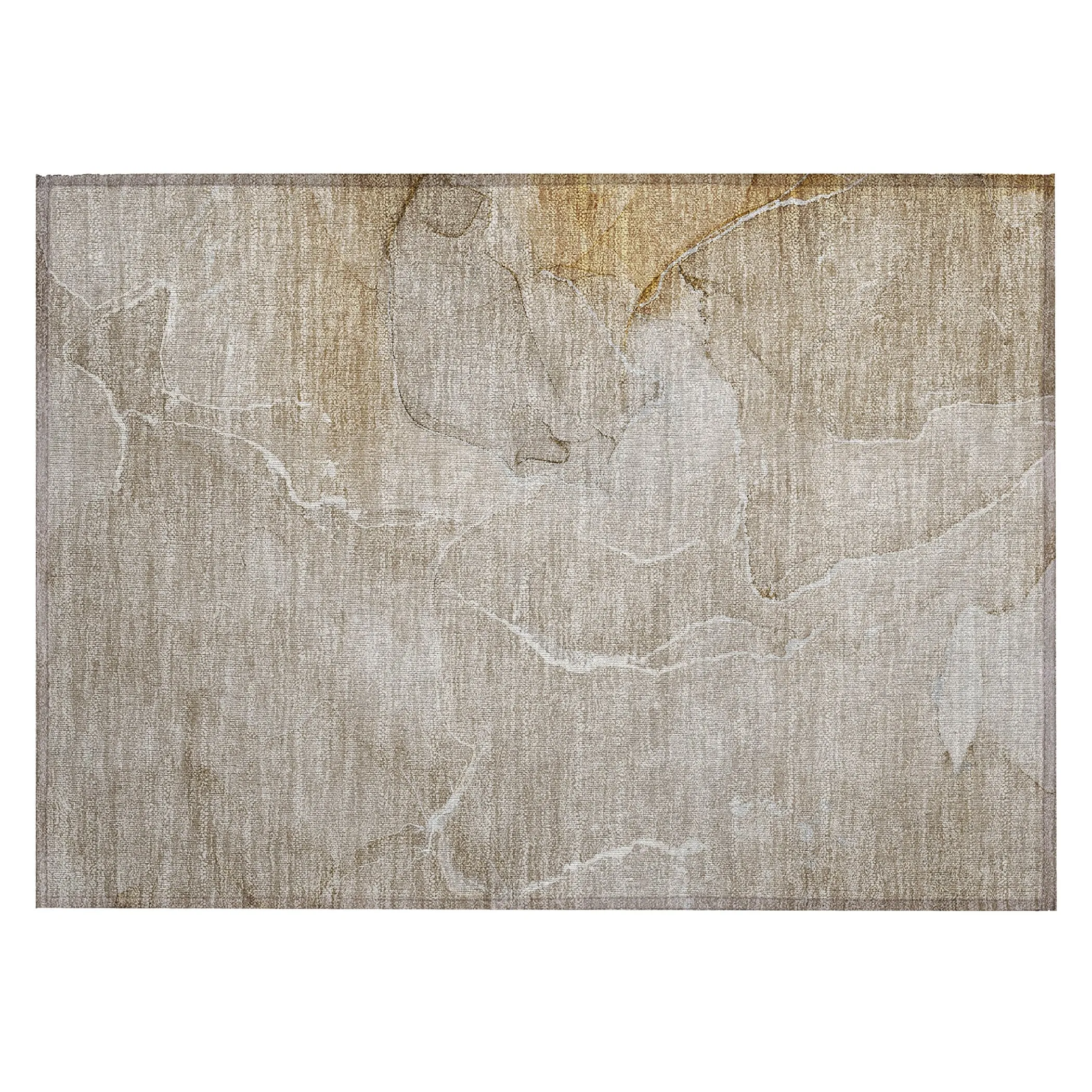 Machine Washable Indoor/ Outdoor Chantille Watercolor Rug