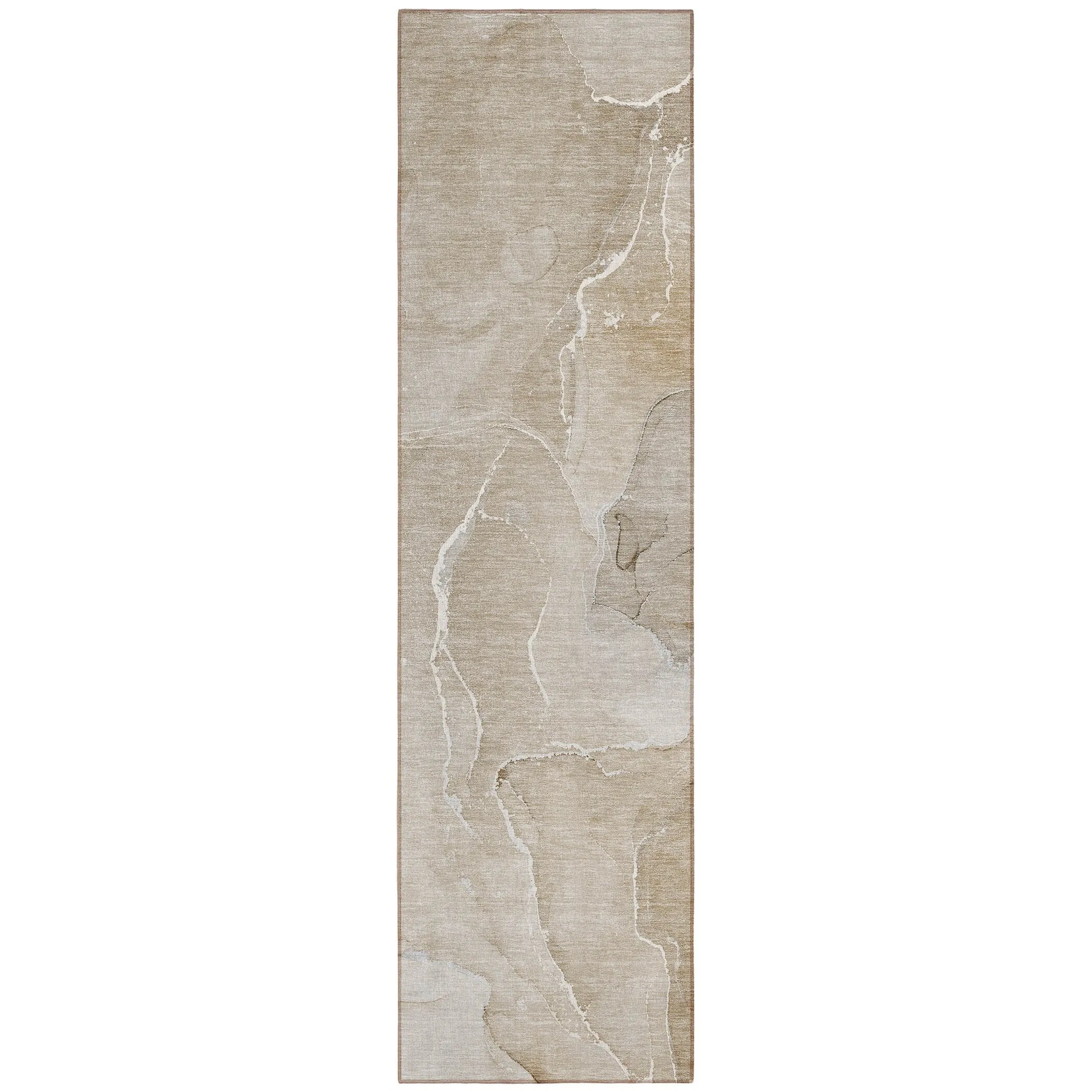 Machine Washable Indoor/ Outdoor Chantille Watercolor Rug