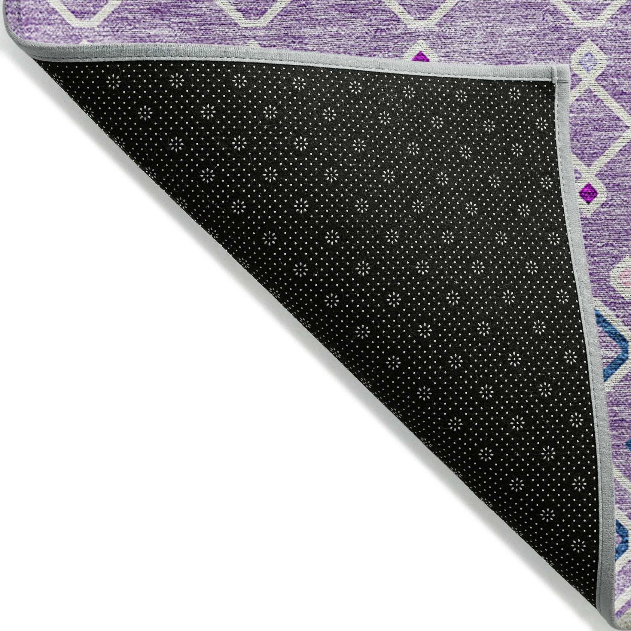 Machine Washable Indoor/ Outdoor Global Contempory Chantille Rug