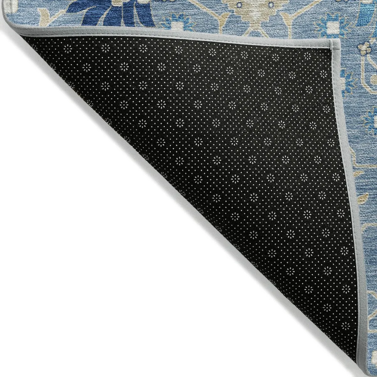 Machine Washable Indoor/ Outdoor Global Traditional Chantille Rug