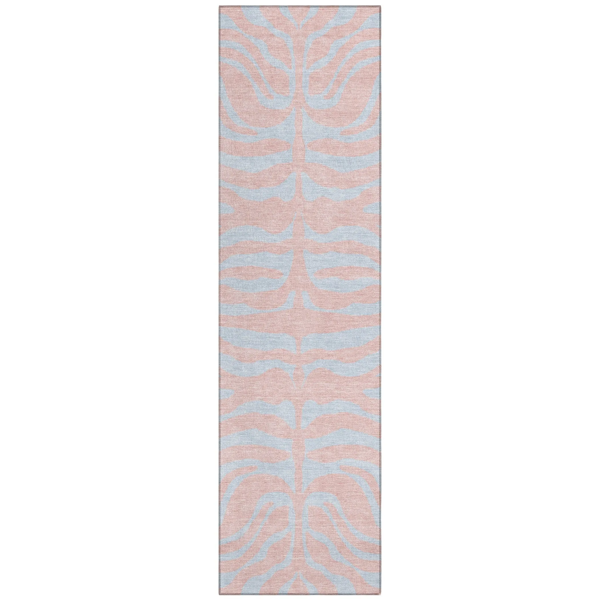Machine Washable Indoor/ Outdoor Modern Animal Print Chantille Rug