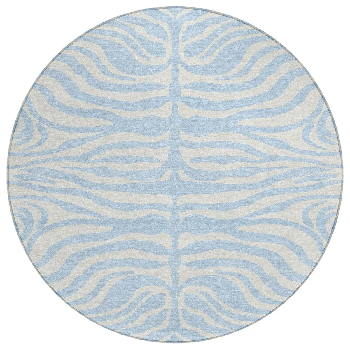 Machine Washable Indoor/ Outdoor Modern Animal Print Chantille Rug