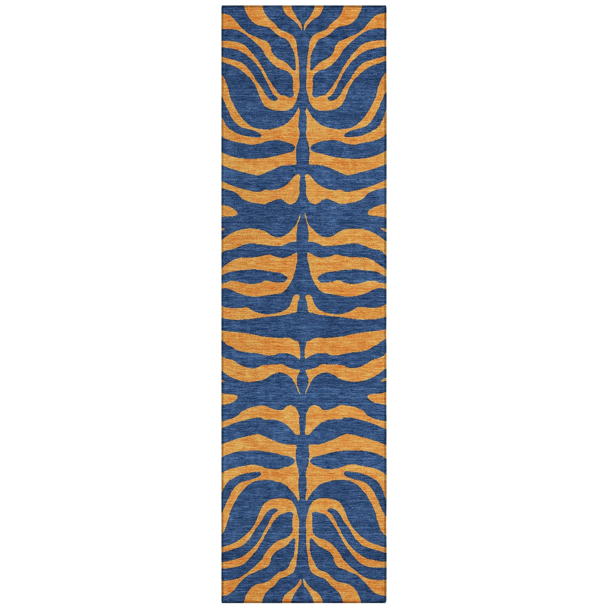 Machine Washable Indoor/ Outdoor Modern Animal Print Chantille Rug