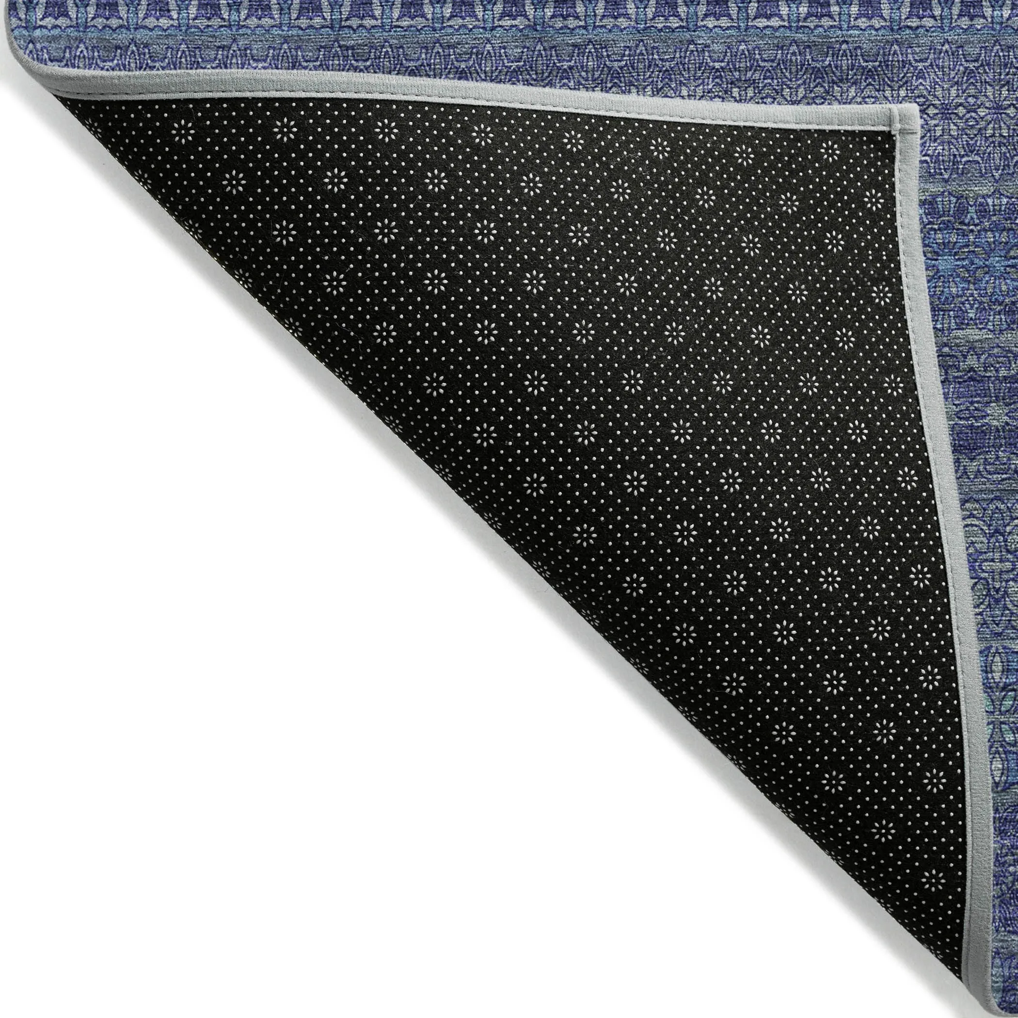 Machine Washable Indoor/ Outdoor Moroccan Stripes Chantille Rug
