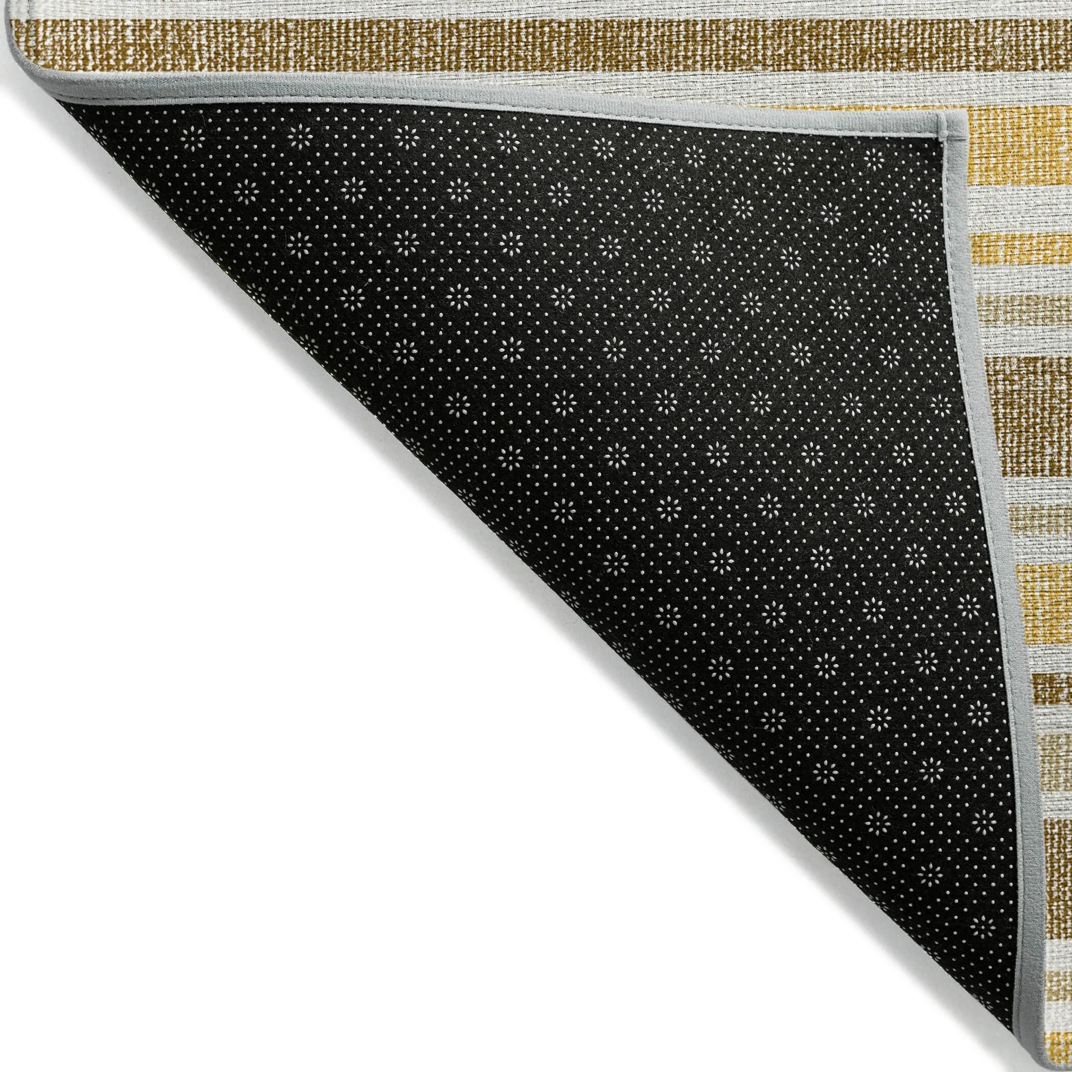 Machine Washable Indoor/ Outdoor Multi Cabana Stripe Chantille Rug