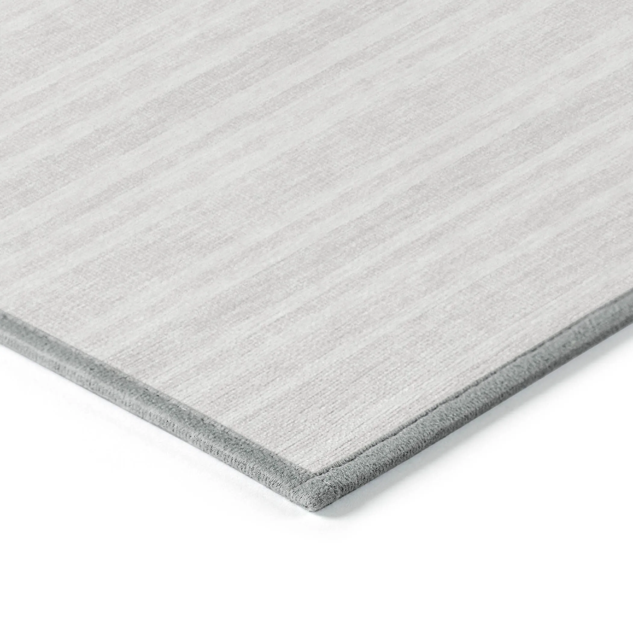 Machine Washable Indoor/ Outdoor Multi Cabana Stripe Chantille Rug