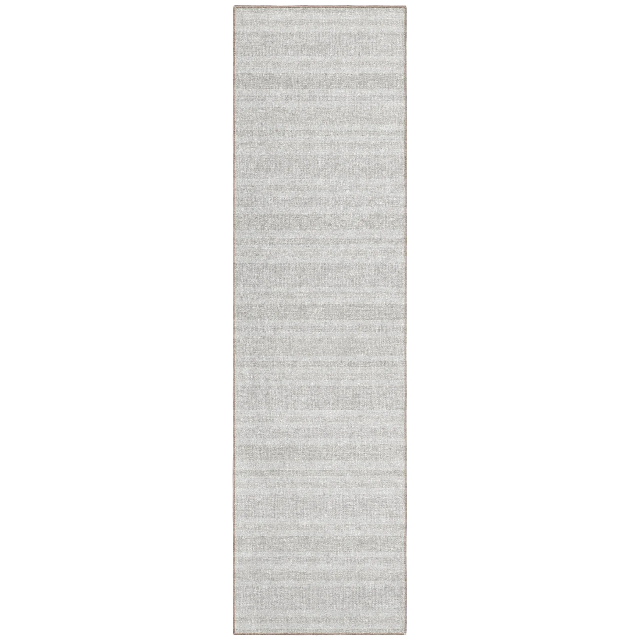 Machine Washable Indoor/ Outdoor Multi Cabana Stripe Chantille Rug