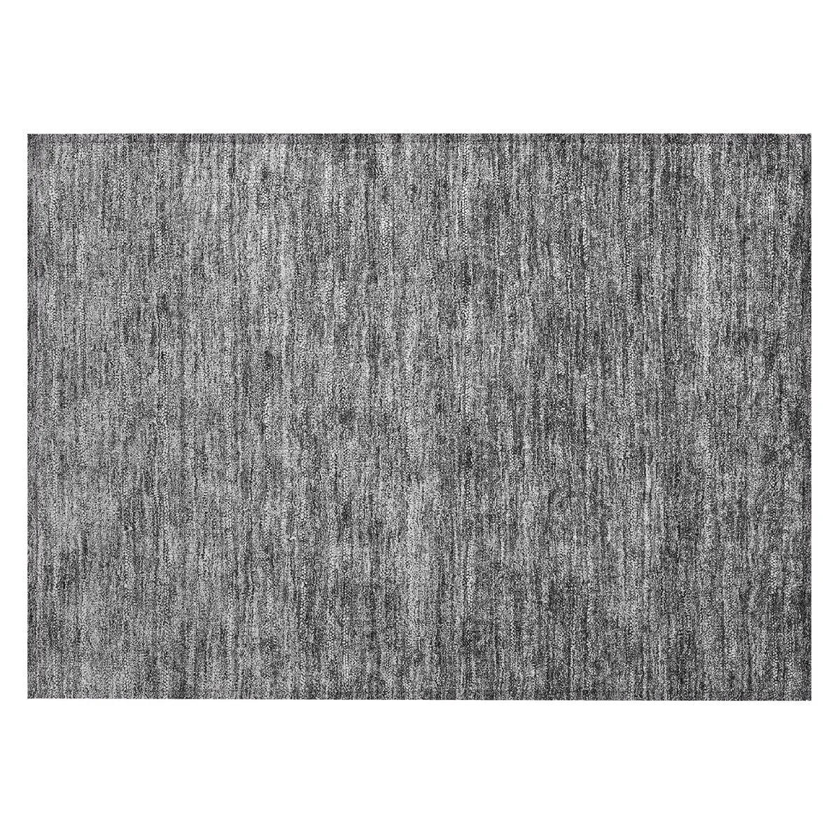 Machine Washable Indoor/ Outdoor Ombre Damask Chantille Rug
