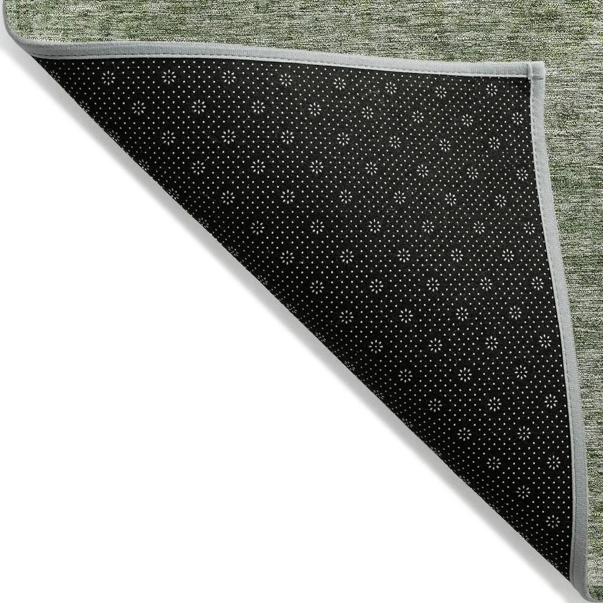 Machine Washable Indoor/ Outdoor Ombre Damask Chantille Rug