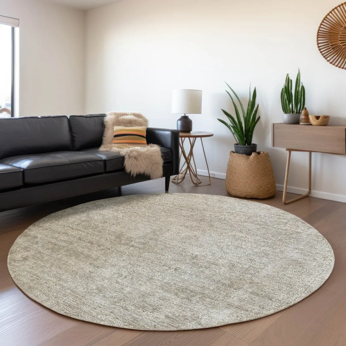 Machine Washable Indoor/ Outdoor Ombre Paisley Chantille Rug