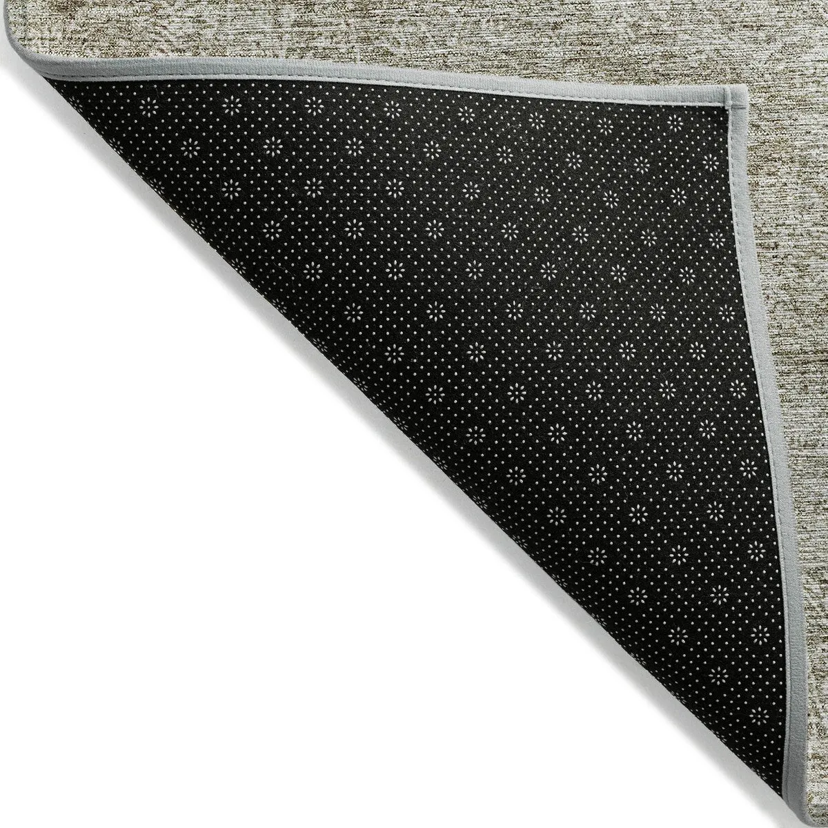 Machine Washable Indoor/ Outdoor Ombre Paisley Chantille Rug