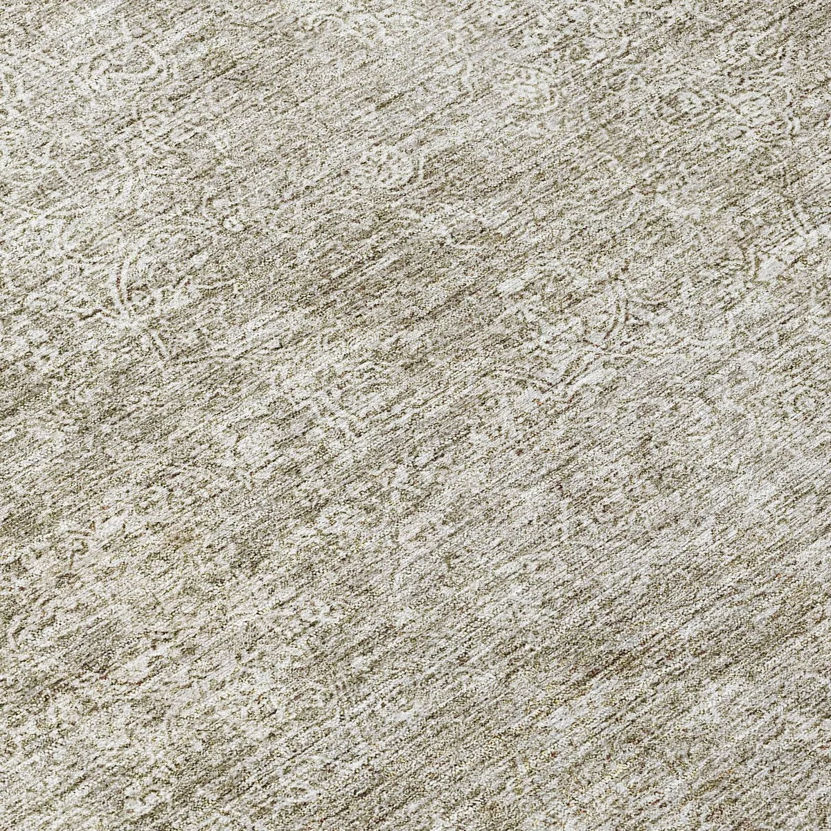 Machine Washable Indoor/ Outdoor Ombre Paisley Chantille Rug