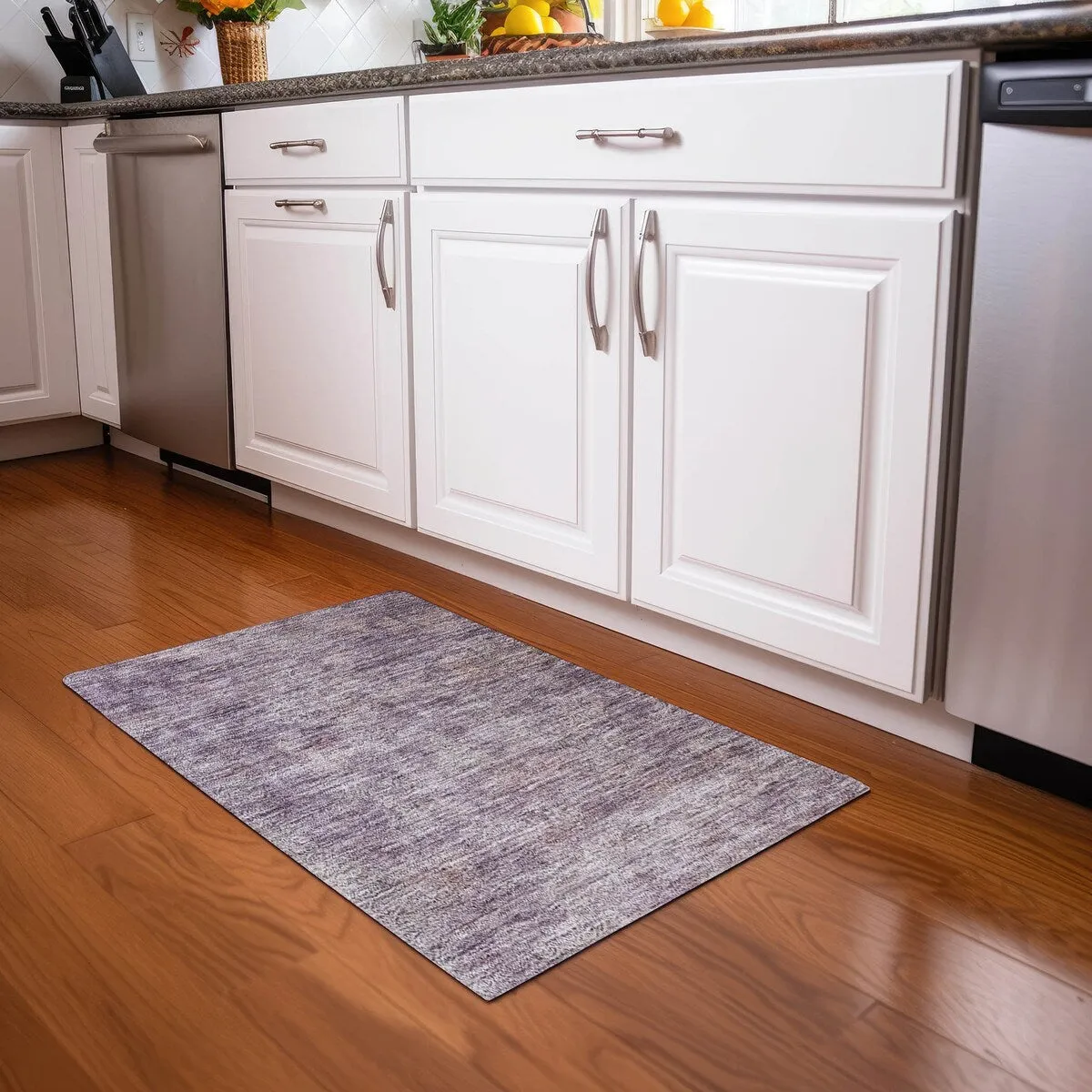 Machine Washable Indoor/ Outdoor Ombre Paisley Chantille Rug