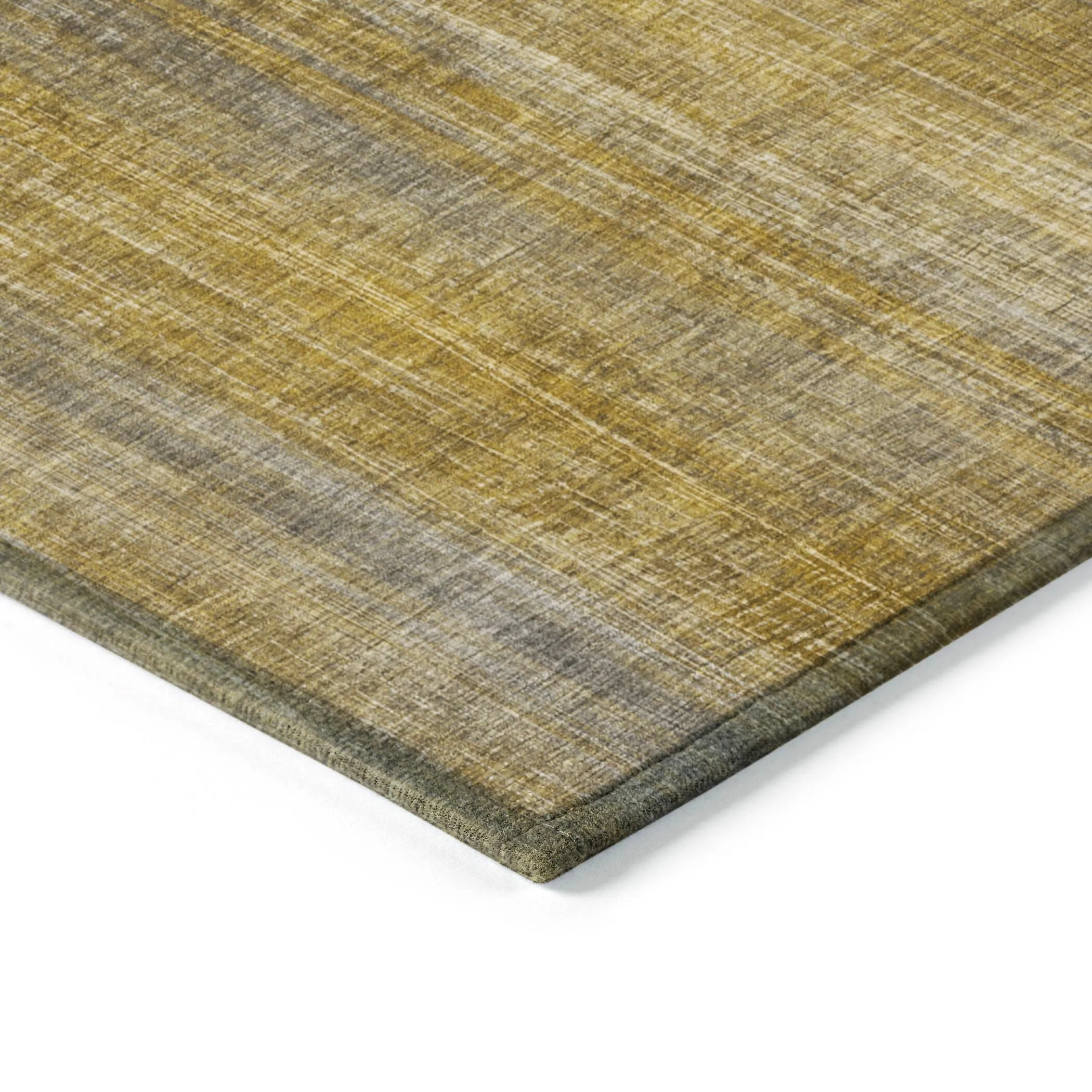 Machine Washable Indoor/ Outdoor Ombre Solid Chantille Rug
