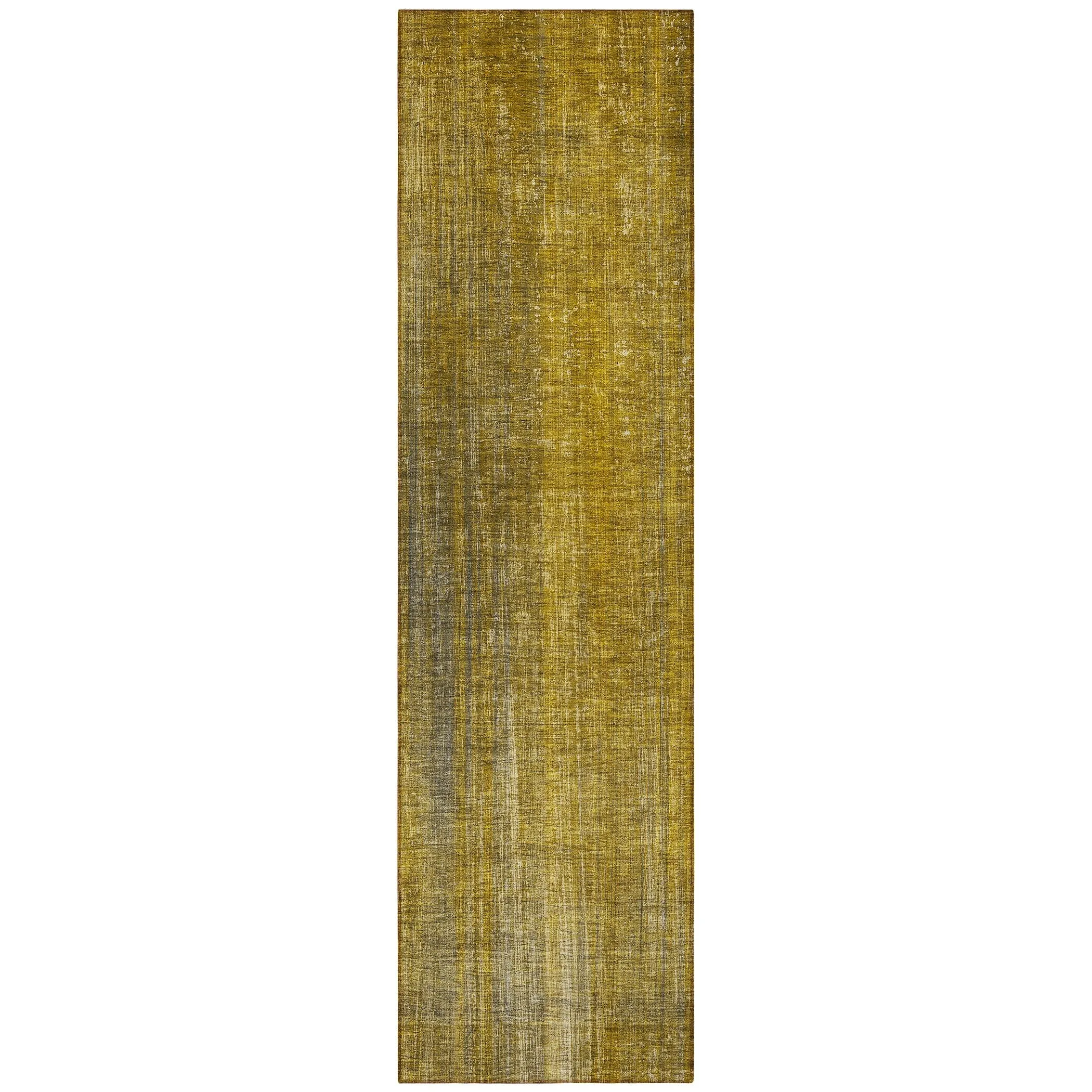 Machine Washable Indoor/ Outdoor Ombre Solid Chantille Rug